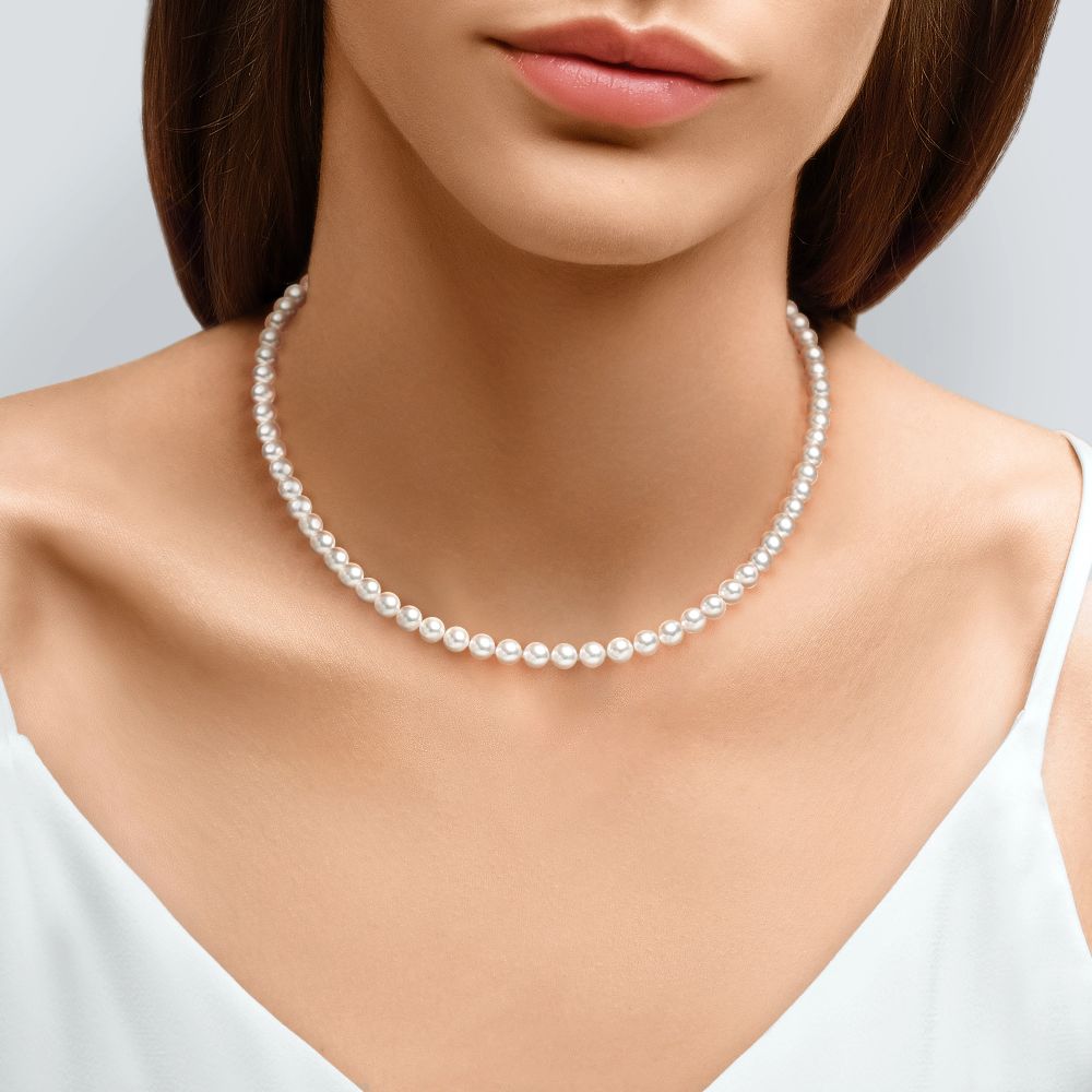 Колье с жемчугом Akoya, артикул LN0070XX06