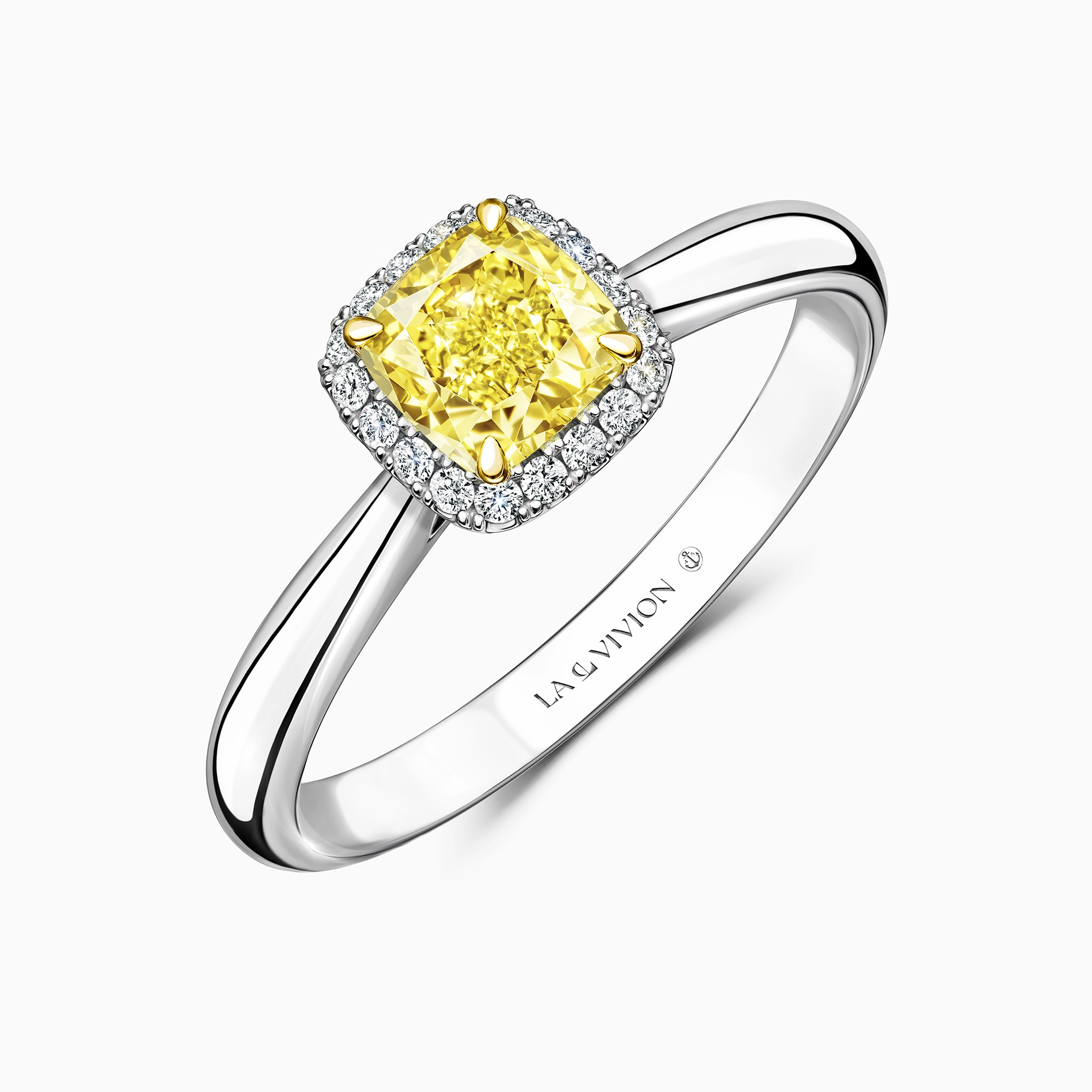 Кольцо с желтым бриллиантом «Oasis», артикул 4U180322-CUY