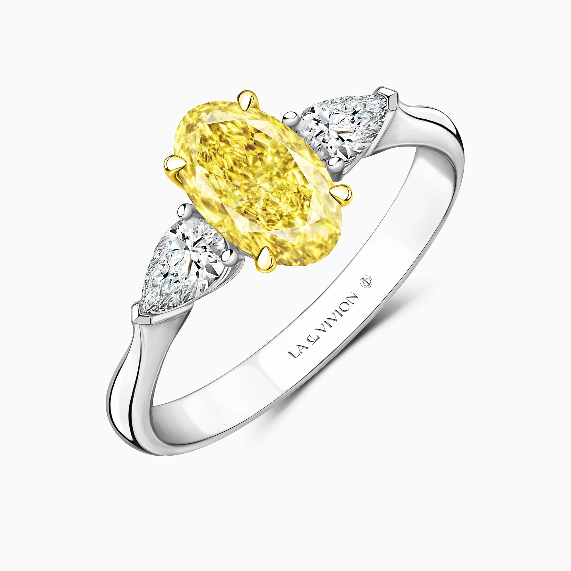 Кольцо с желтым бриллиантом «Temps», артикул 4U202082R-OVY