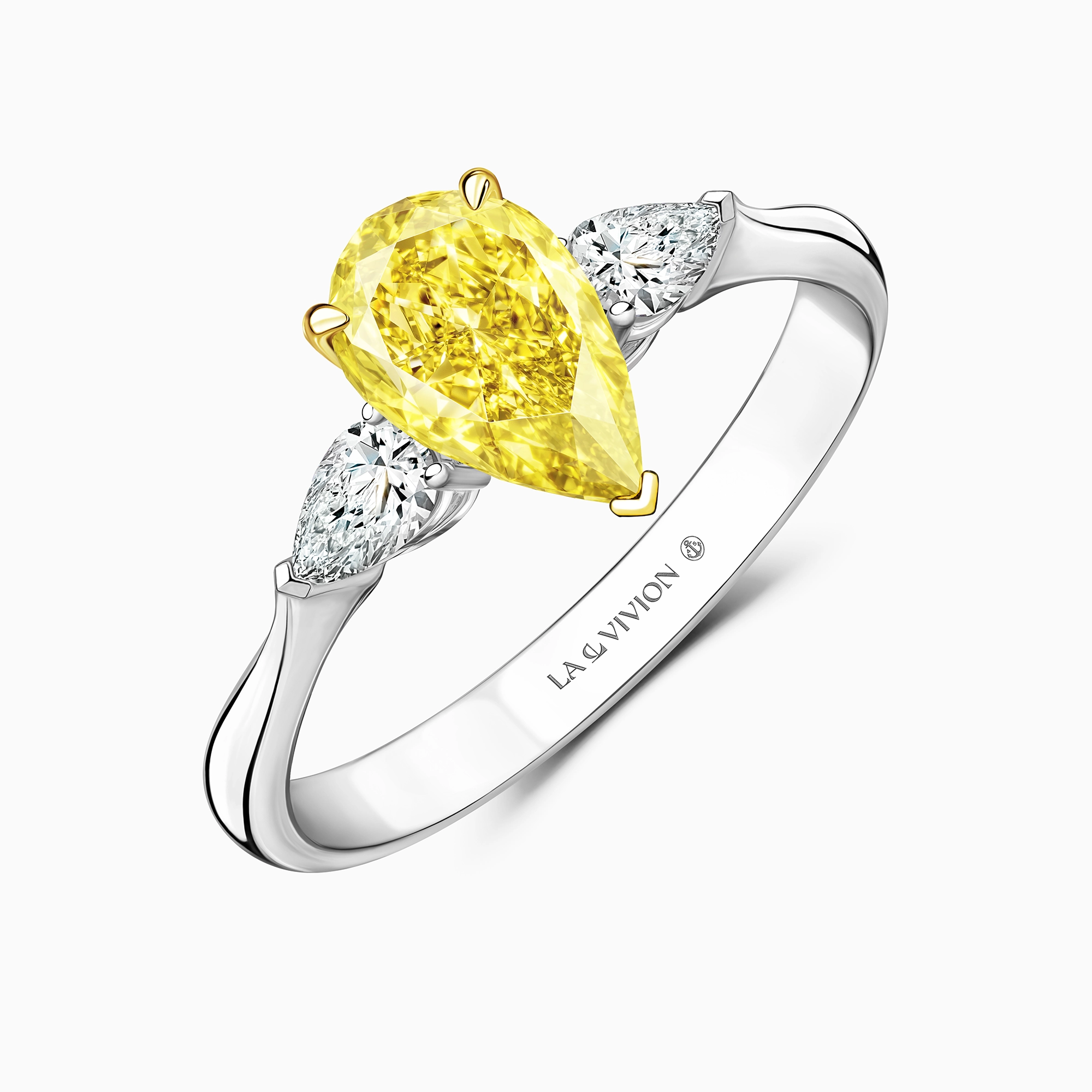 Кольцо с желтым бриллиантом «Trésor», артикул 4U202082R-PSY