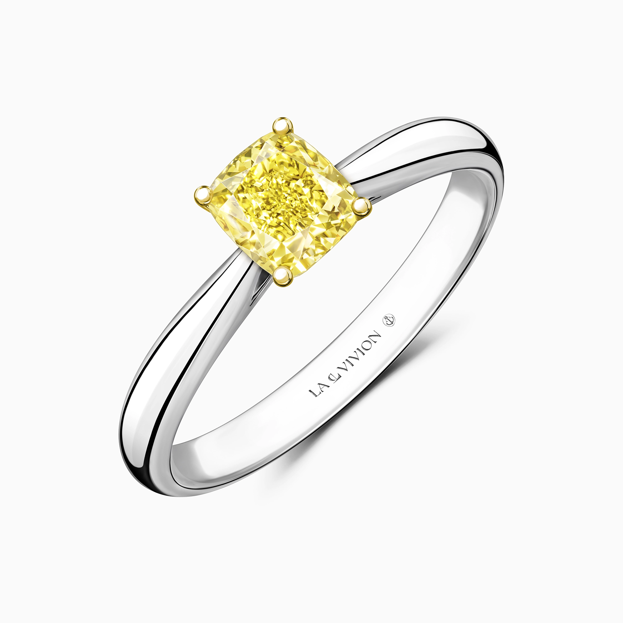 Кольцо с желтым бриллиантом «Libre», артикул 4U2882-CUY