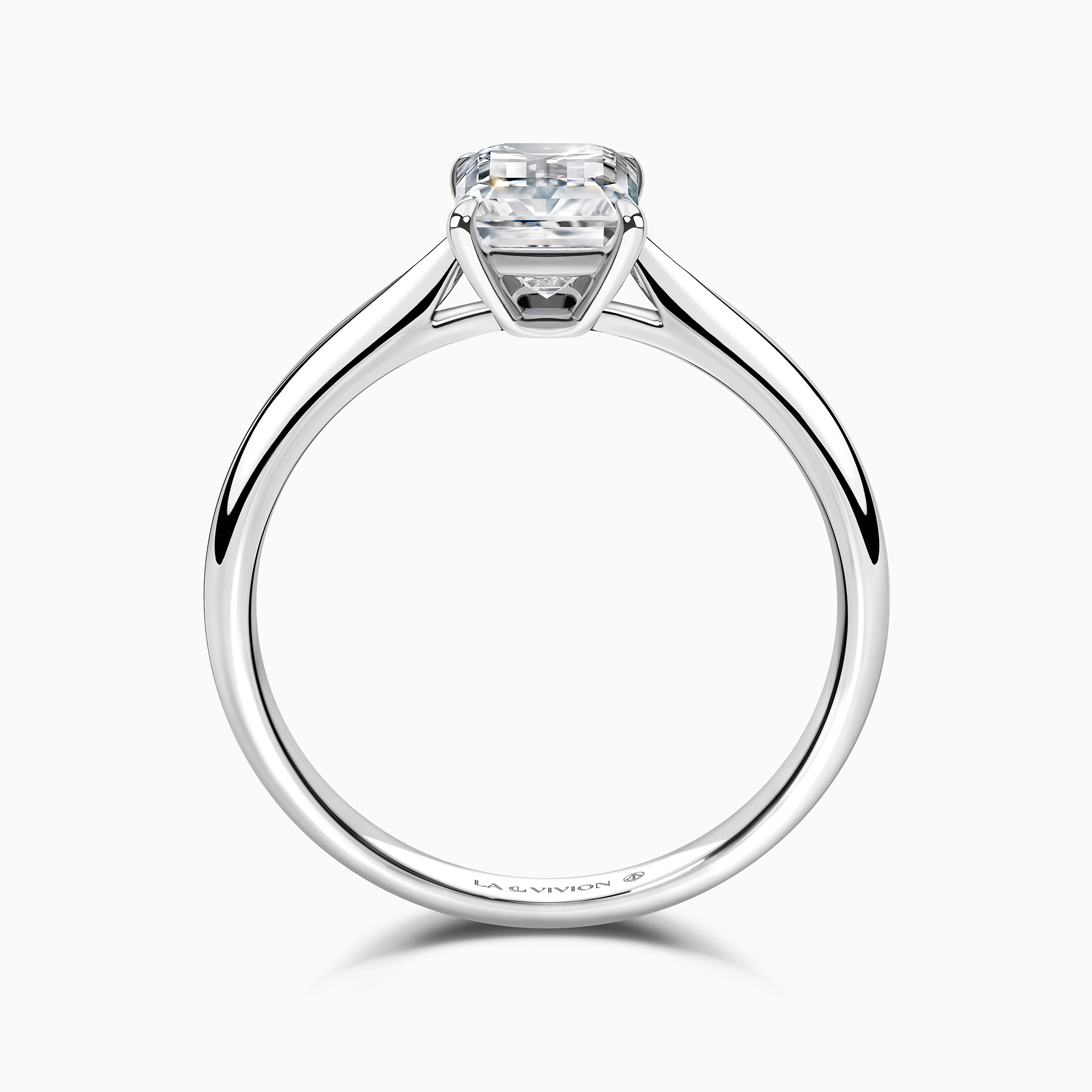 Помолвочное кольцо с бриллиантом «Aurore», артикул 4U2882-EM