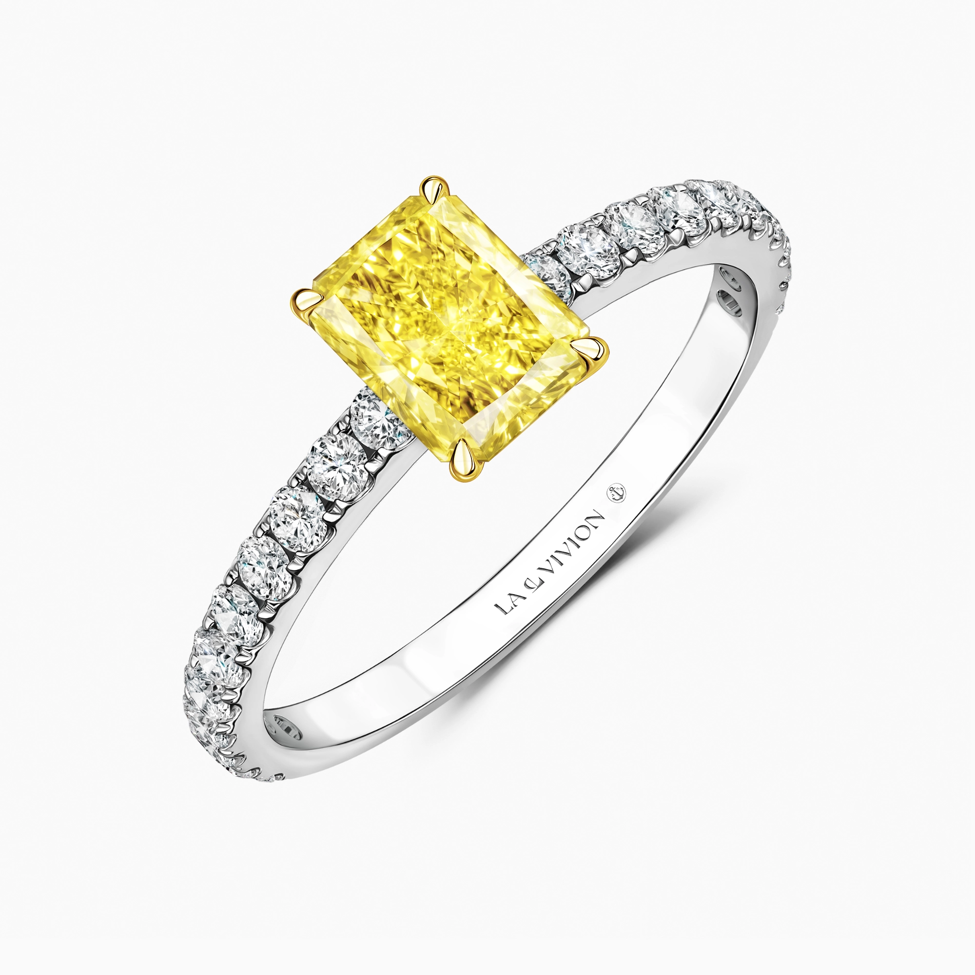 Кольцо с желтым бриллиантом «Sérénade», артикул 4U2981-RADY