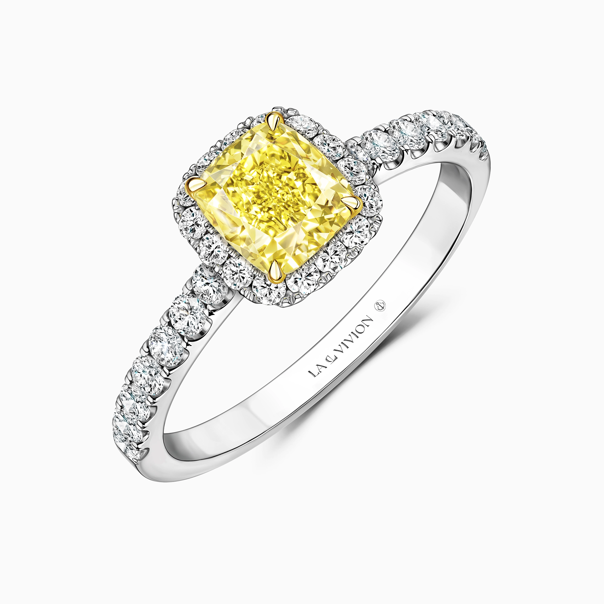 Кольцо с желтым бриллиантом «Soleil», артикул 4U3041-CUY