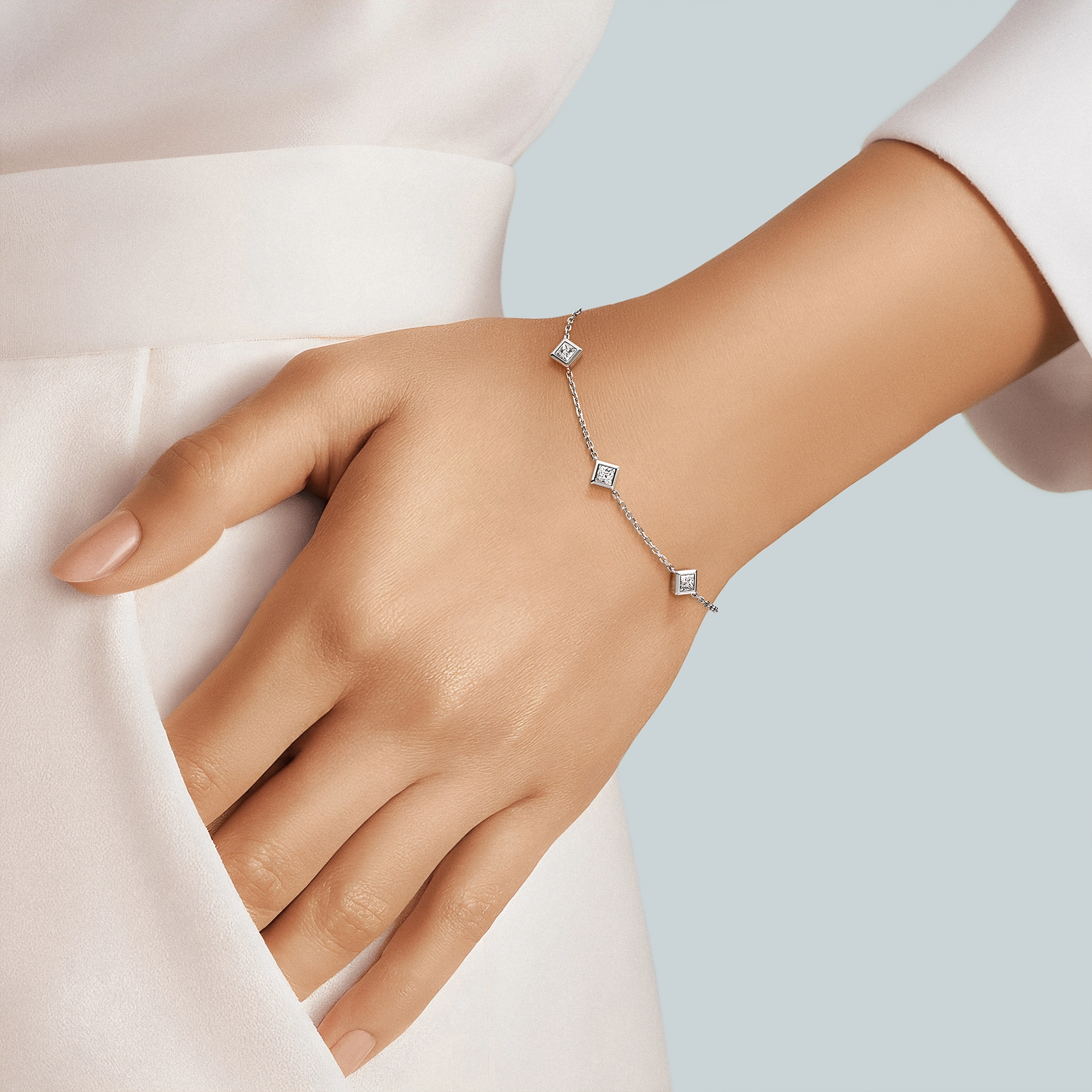 Браслет с бриллиантами «Chic» , артикул 4UB2204-PR