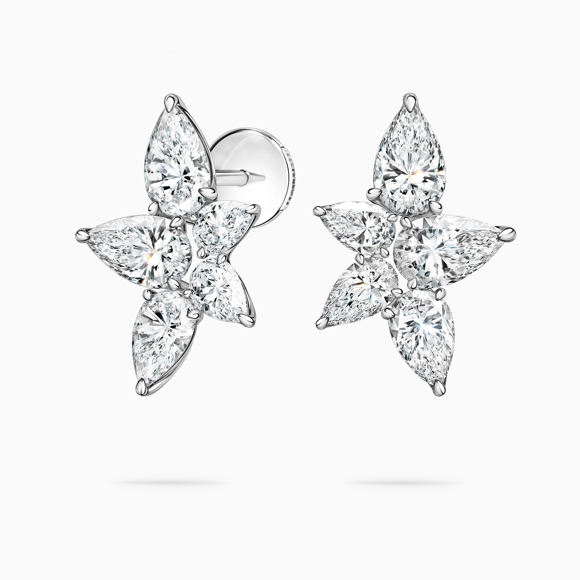 Серьги с бриллиантами «Glace», артикул 4UE2212-PS