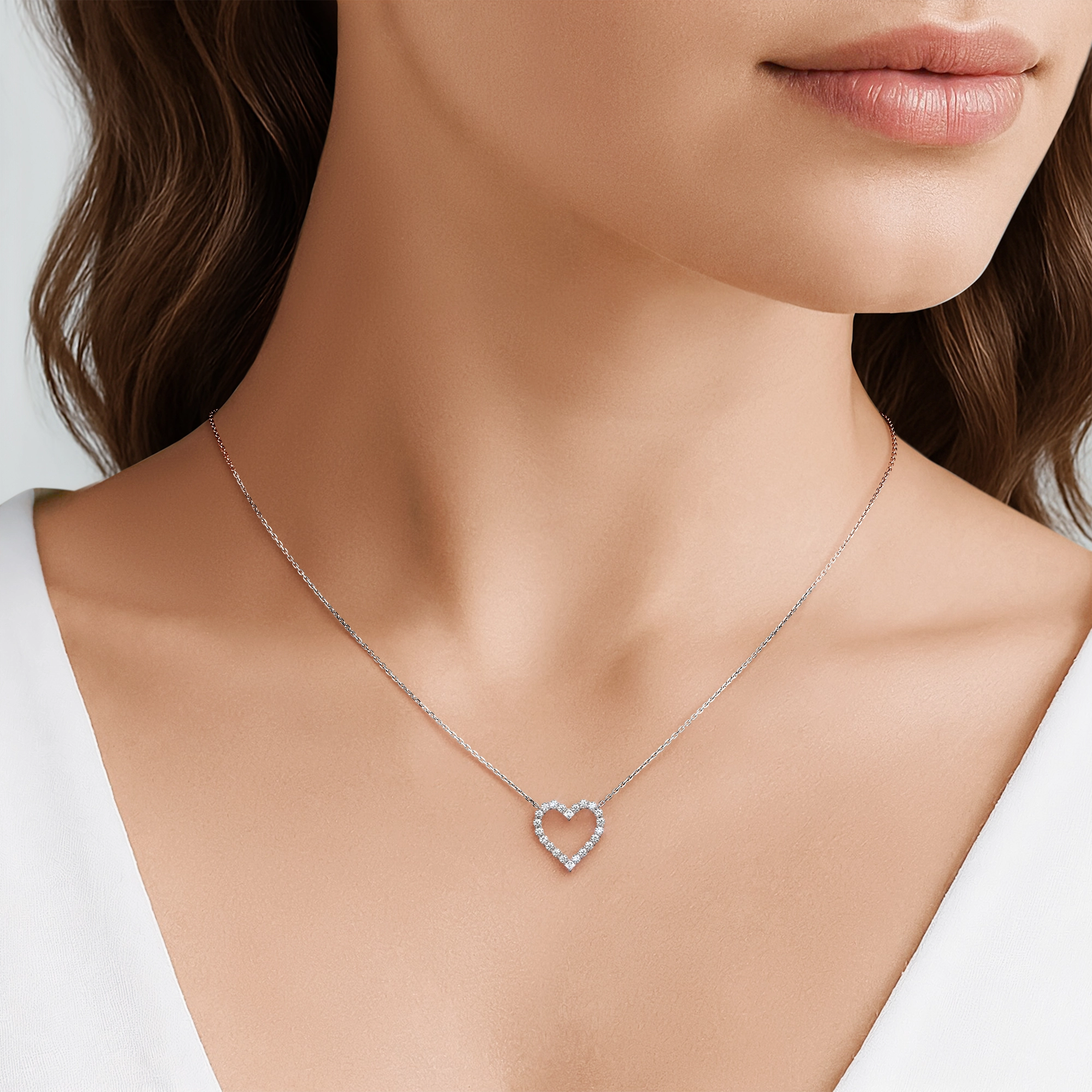 Подвеска с бриллиантами «Âme», артикул 4UP2204-50