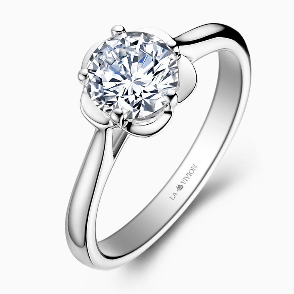 Помолвочное кольцо с бриллиантом Le Fleur (Цветок), артикул BDR2997
