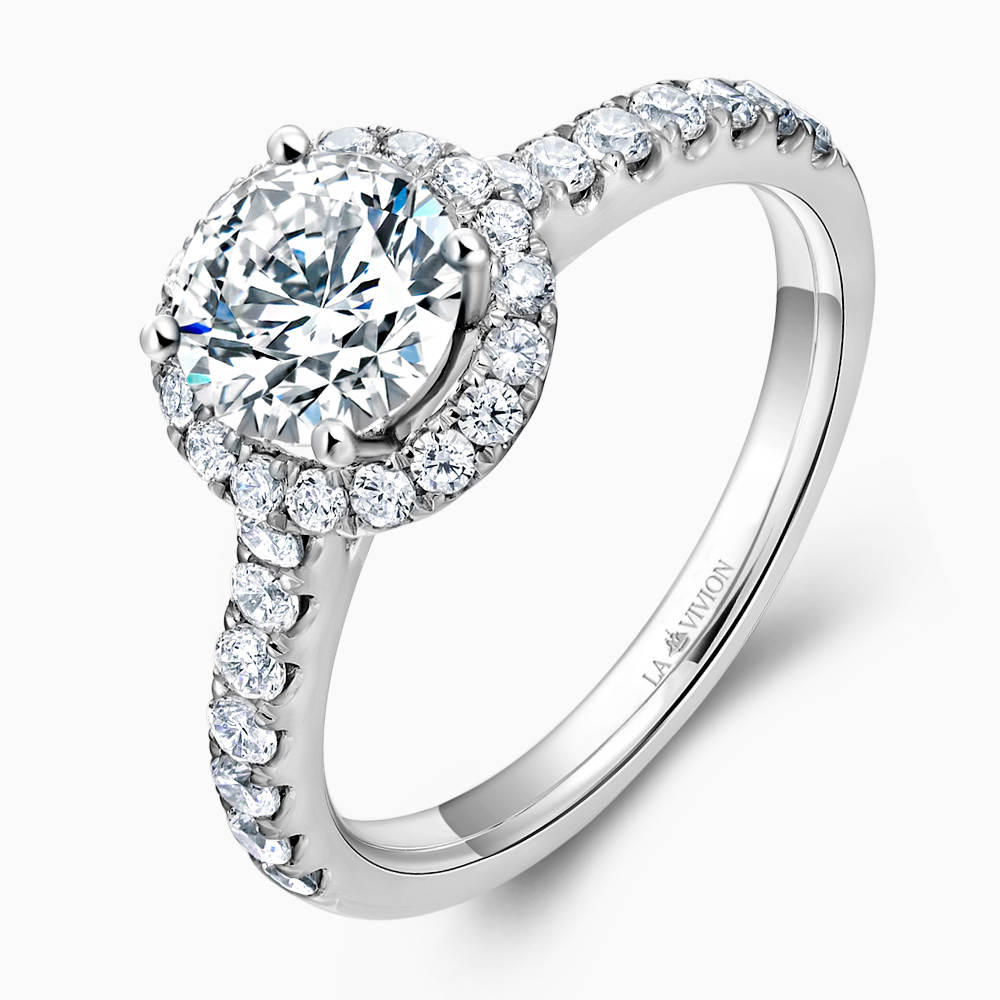 Помолвочное кольцо Diamond Halo