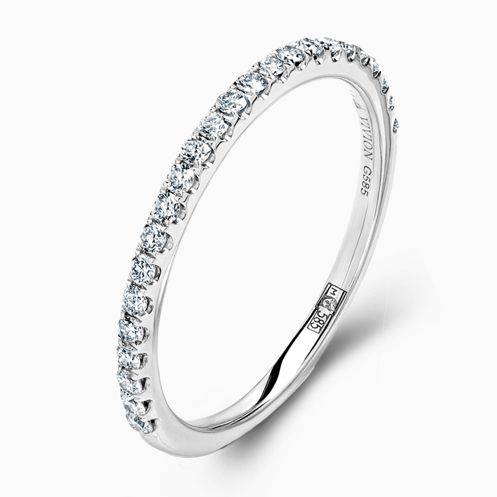 Обручальное кольцо с бриллиантами 0.26 карата из коллекции "Eternity-Вечность" — купить в ювелирном интернет-магазине по выгодной цене с доставкой по Москве