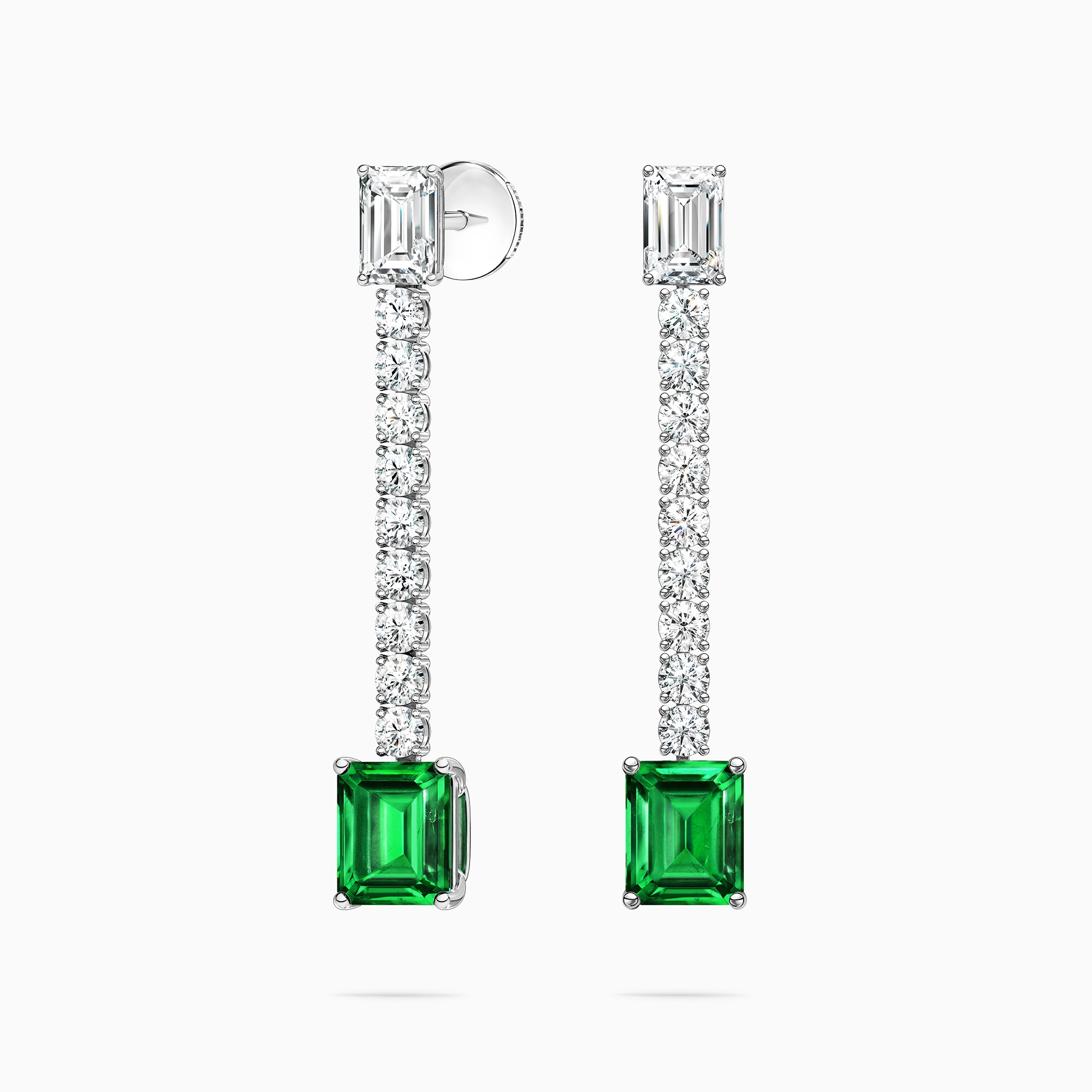 Серьги с изумрудами «Joyau», артикул LE00001