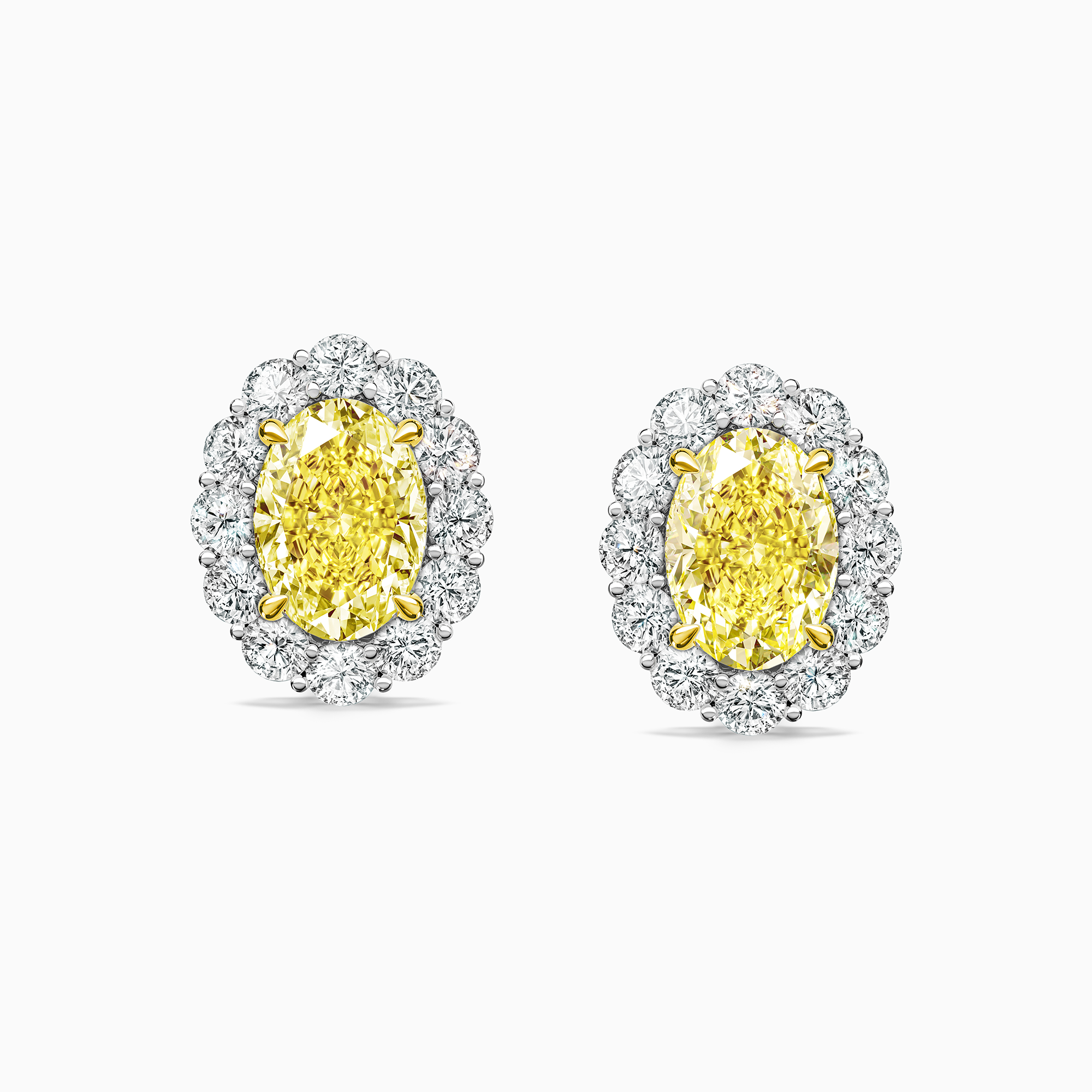 серьги с желтыми бриллиатнами «Abondance», артикул LE0016OV02