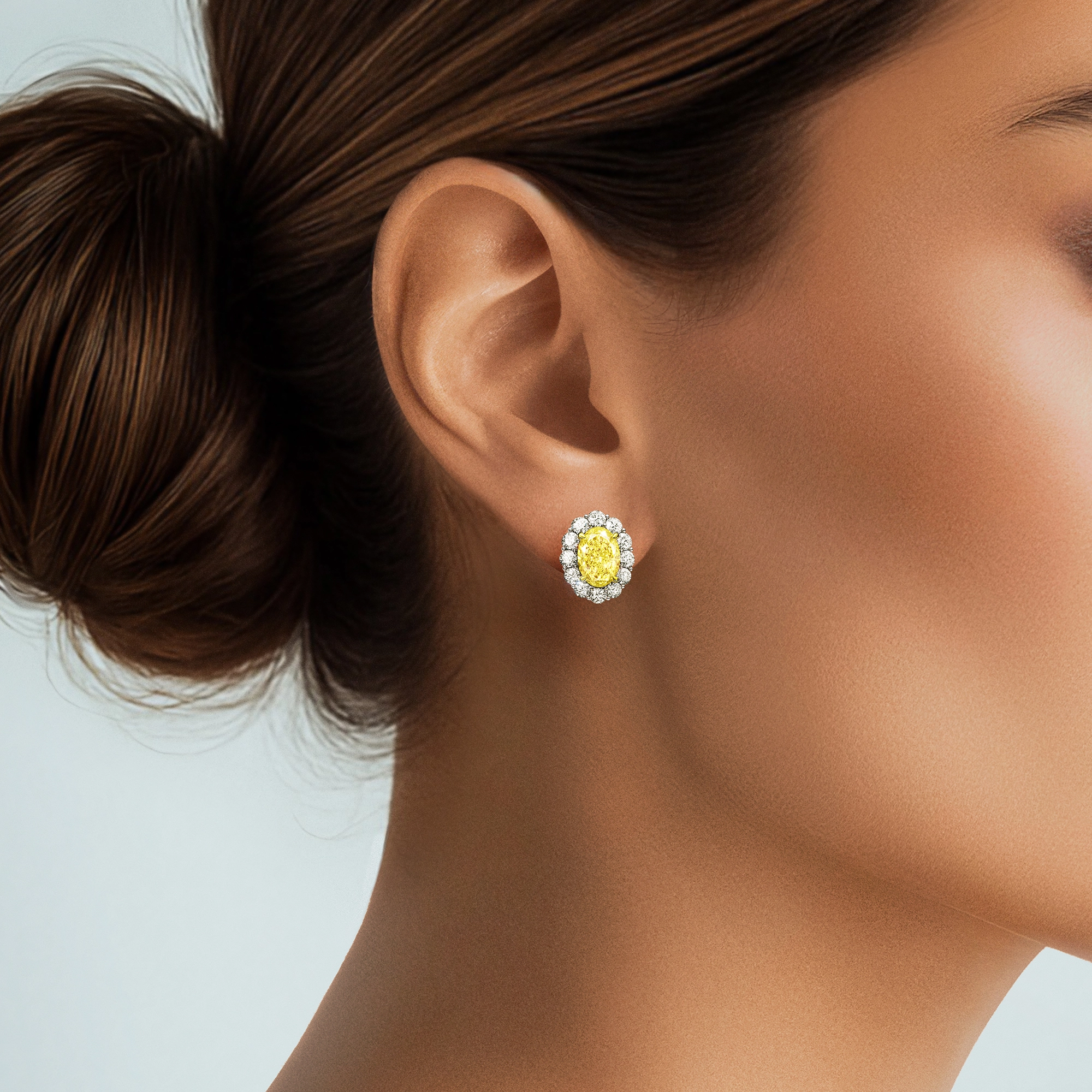 серьги с желтыми бриллиатнами «Abondance», артикул LE0016OV02
