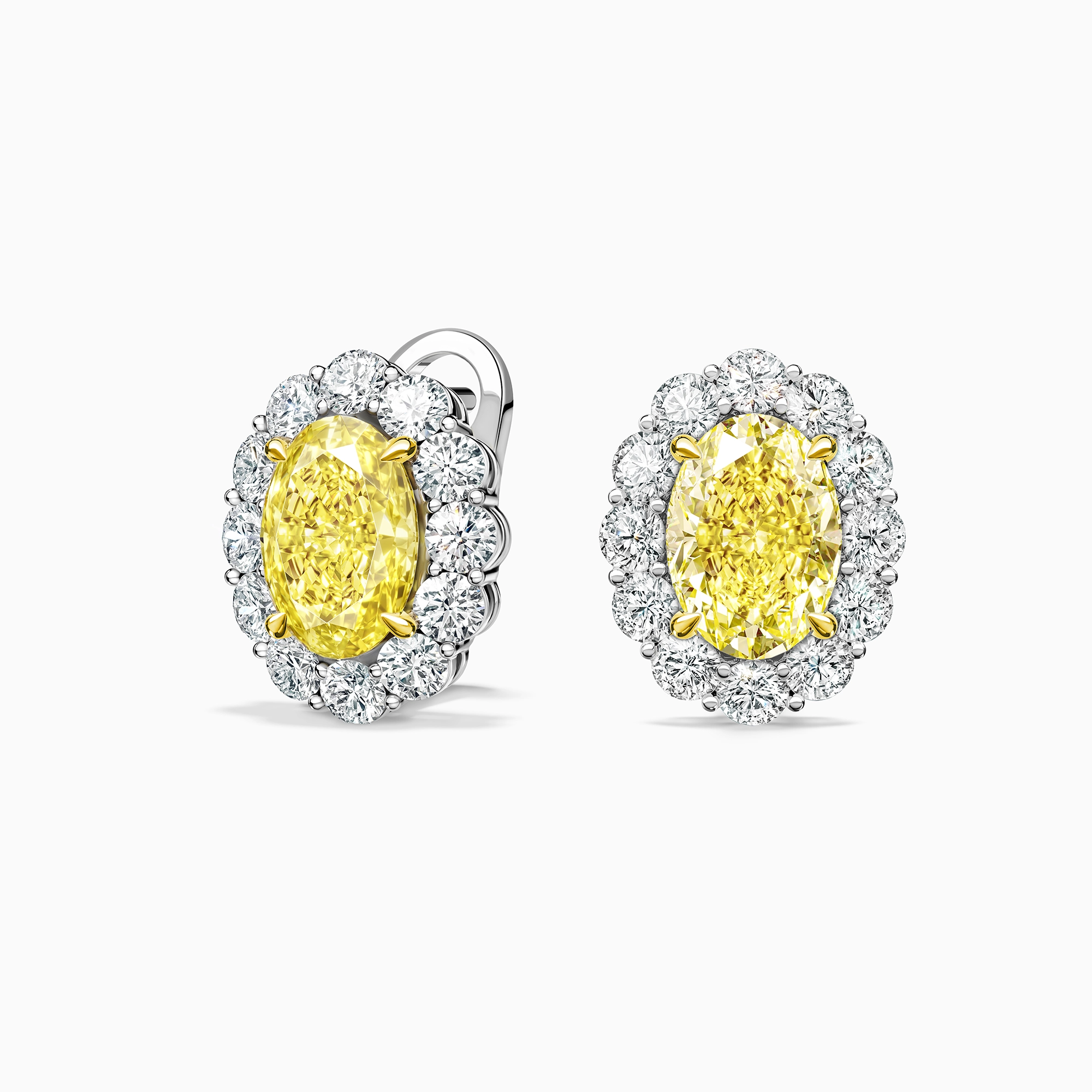 серьги с желтыми бриллиатнами «Abondance», артикул LE0016OV02
