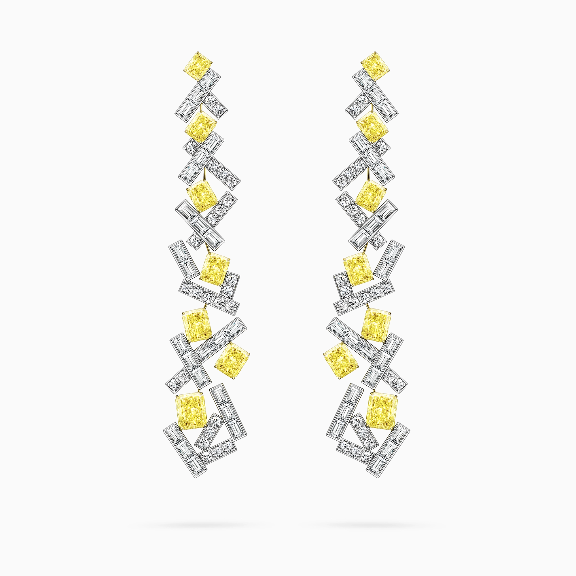 Длинны серьги с бриллиантами «Étincelle», артикул LE1237RAD02