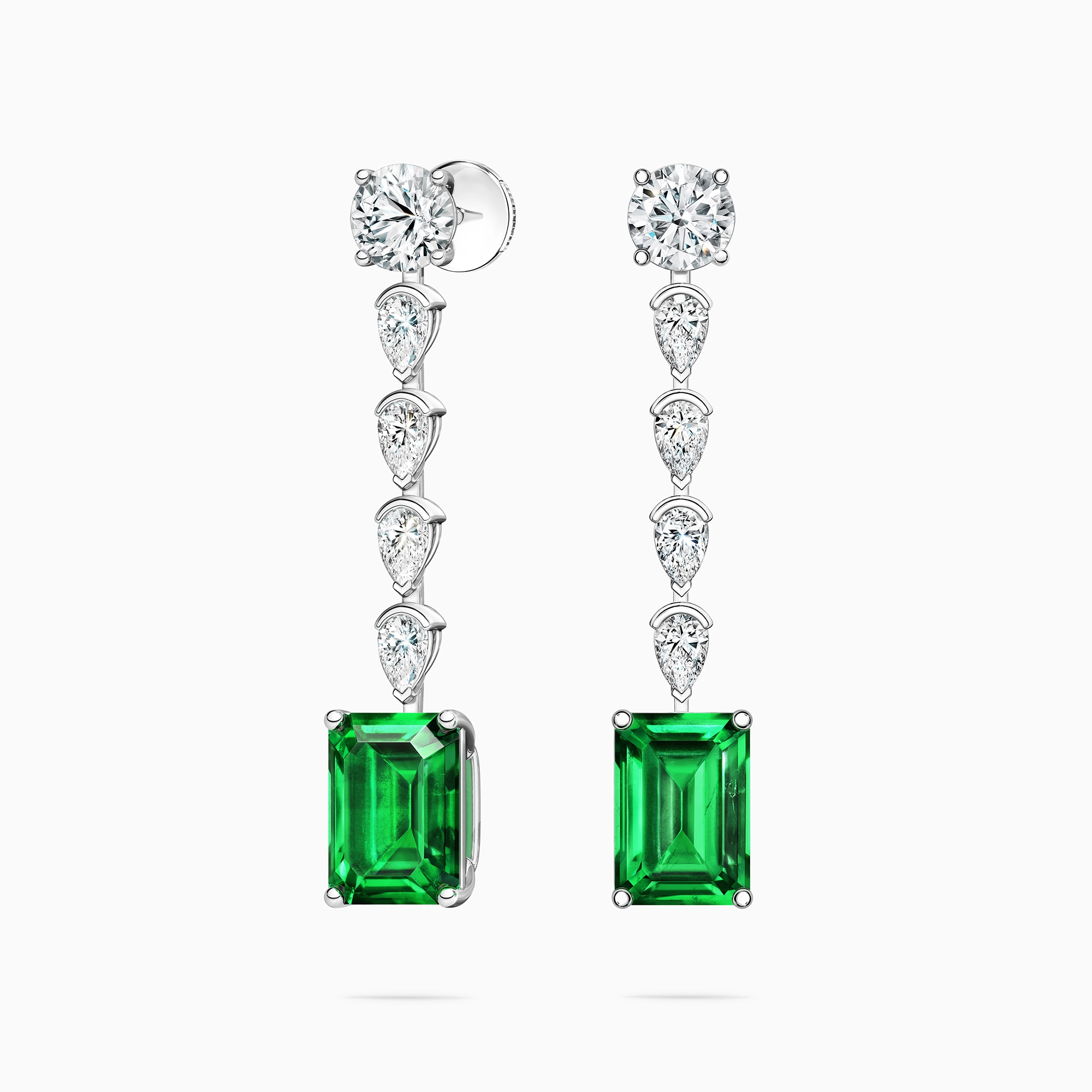 Серьги с изумрудами «Epoque», артикул LE0003EM03