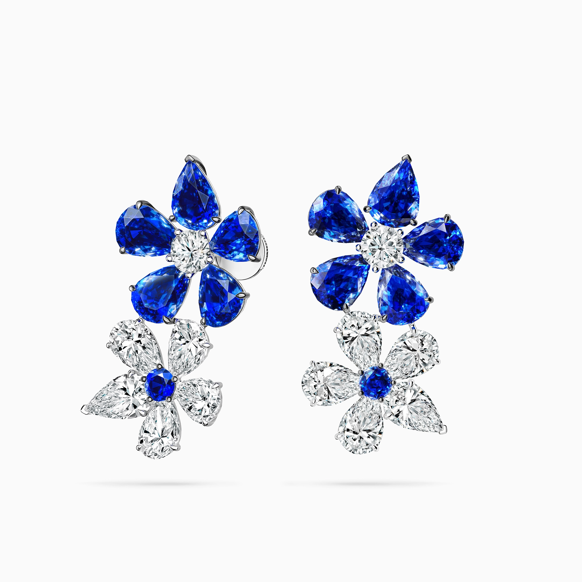 Серьги с сапфирами «Emotion», артикул LE70007