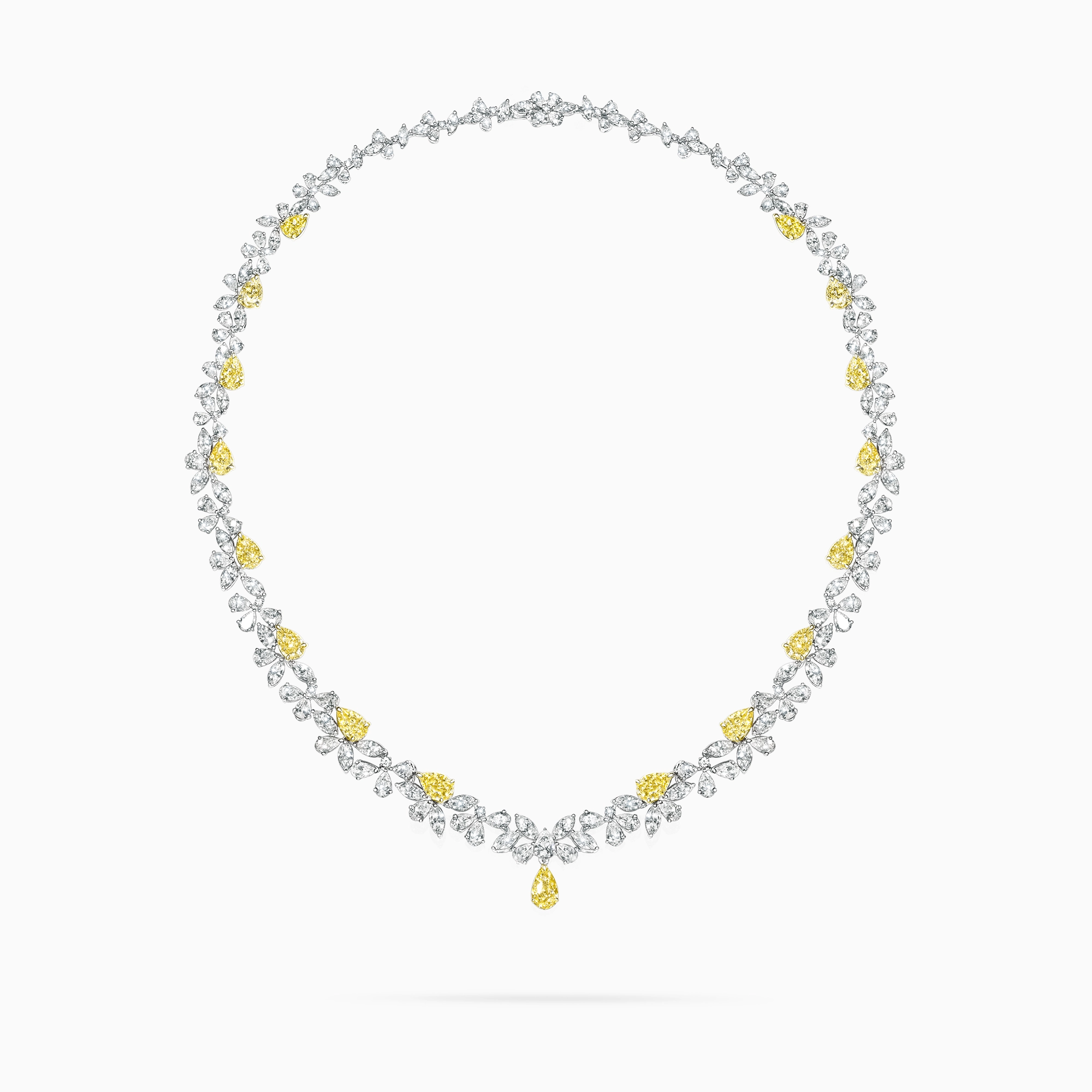 Колье с желтыми бриллиантами «Floraison», артикул LN2030MX02