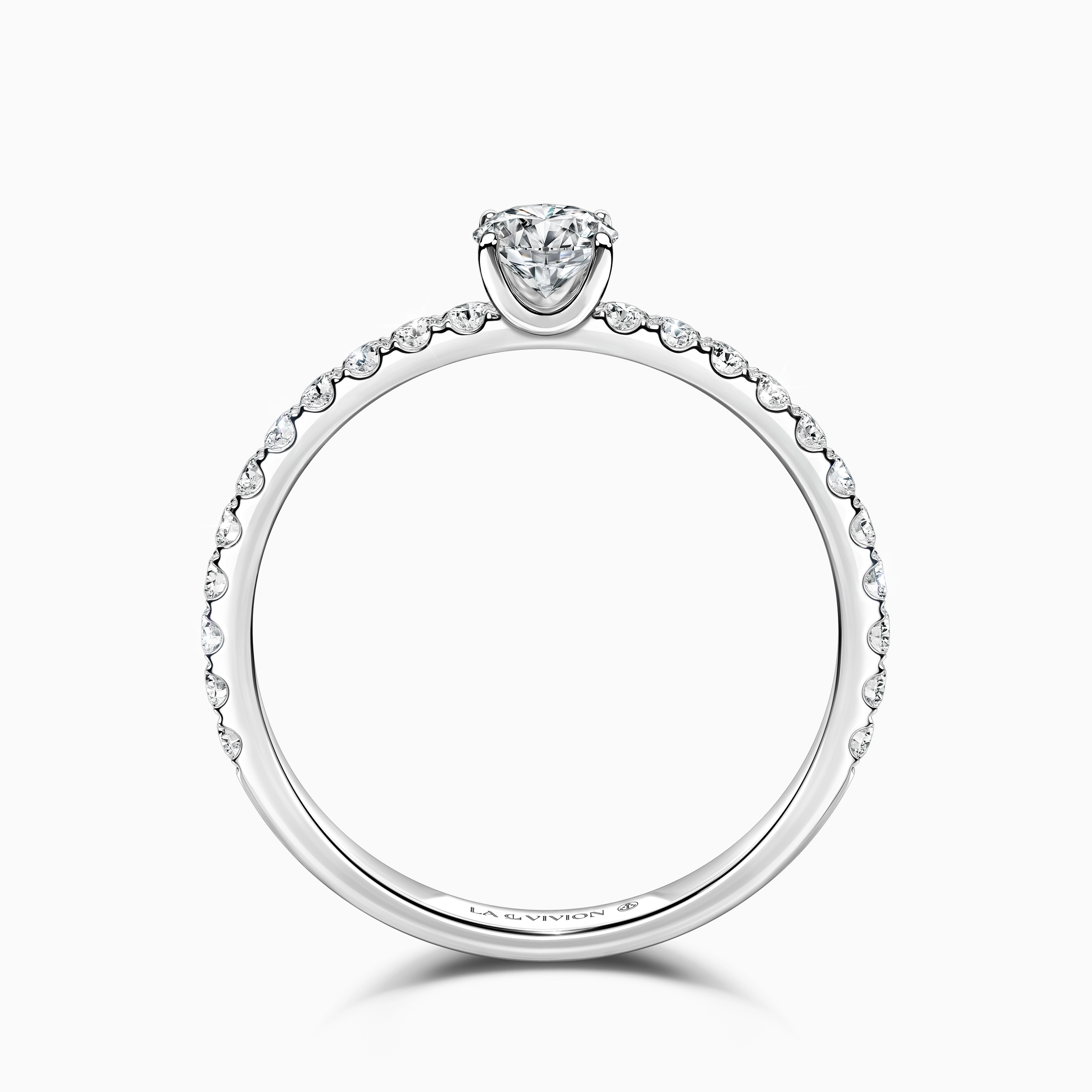 Помолвочное кольцо с бриллиантом «Réunion», артикул LR0096BR01