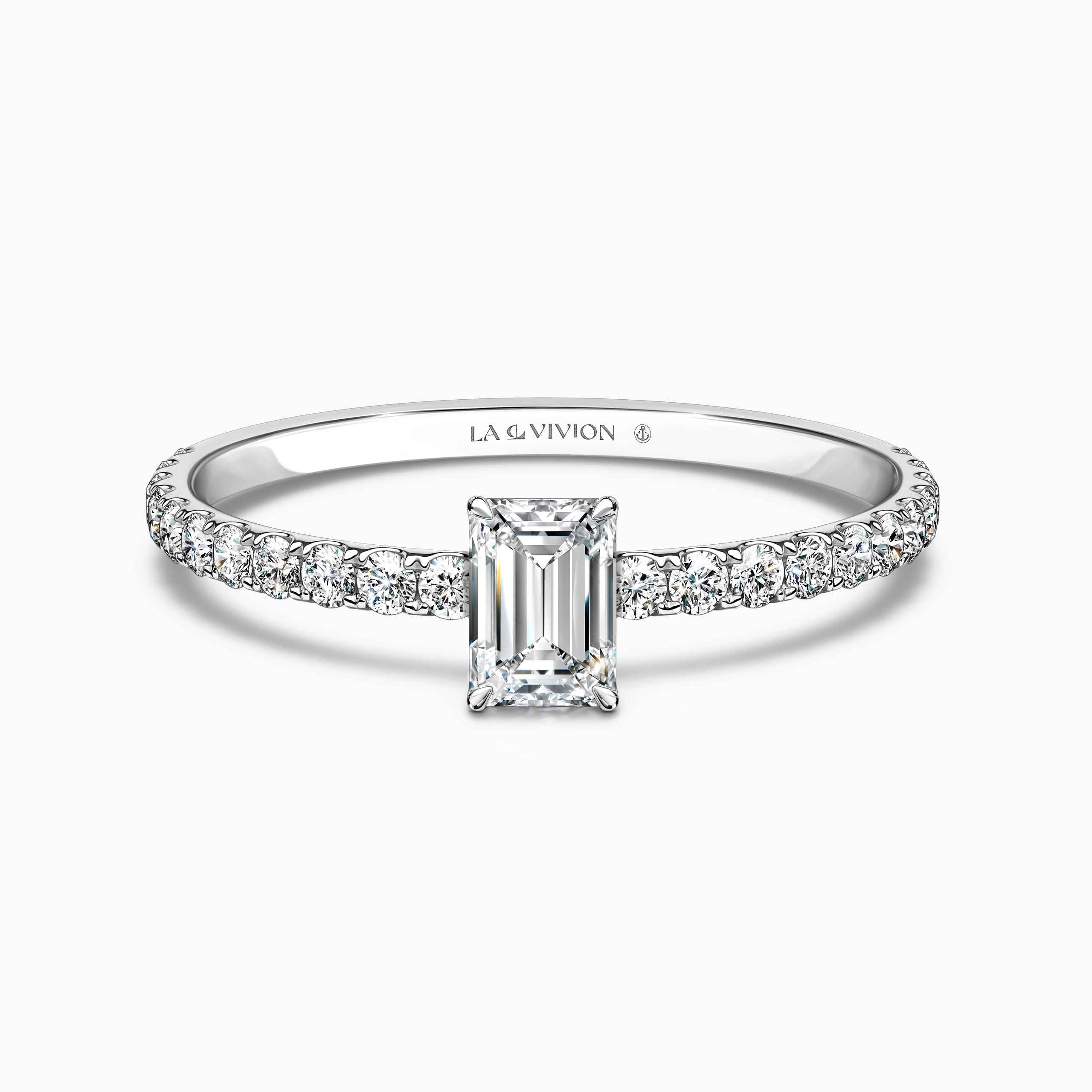 Помолвочное кольцо с бриллиантом «Admiration», артикул LR0096EM01