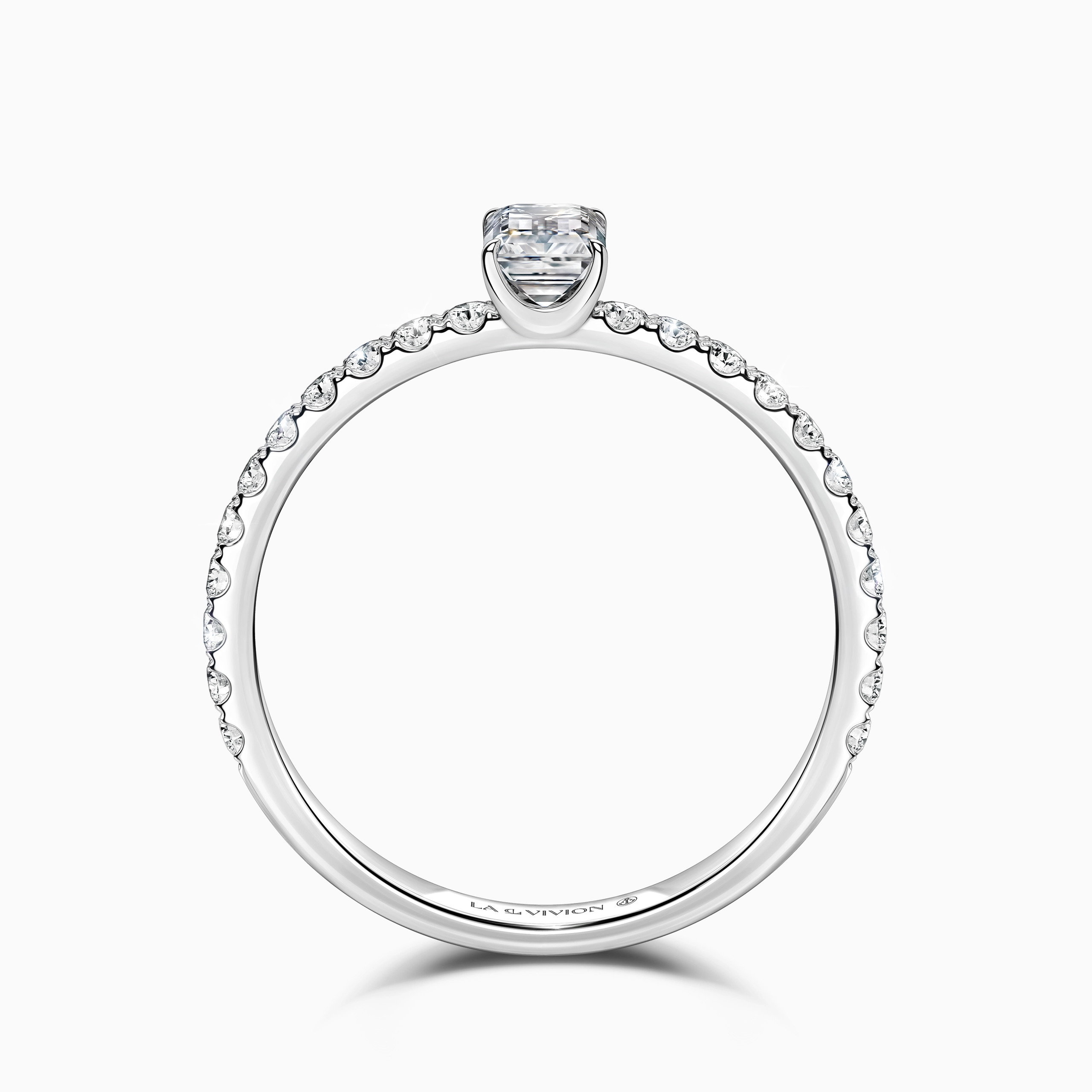 Помолвочное кольцо с бриллиантом «Admiration», артикул LR0096EM01