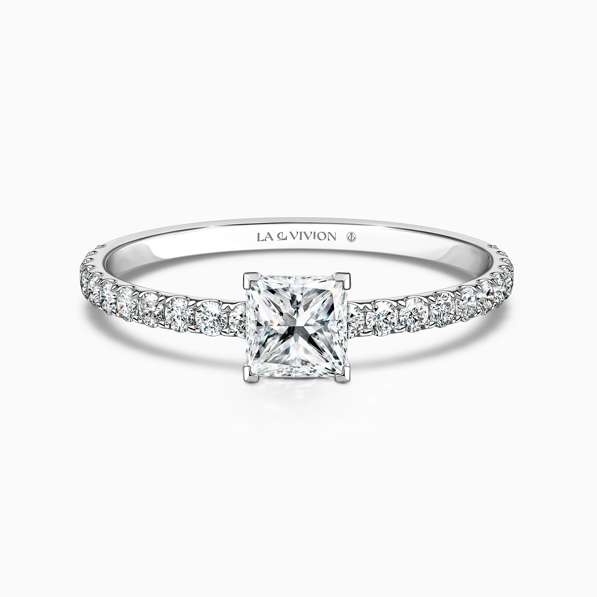 Помолвочное кольцо с бриллиантом «Miracle», артикул LR0096PR01