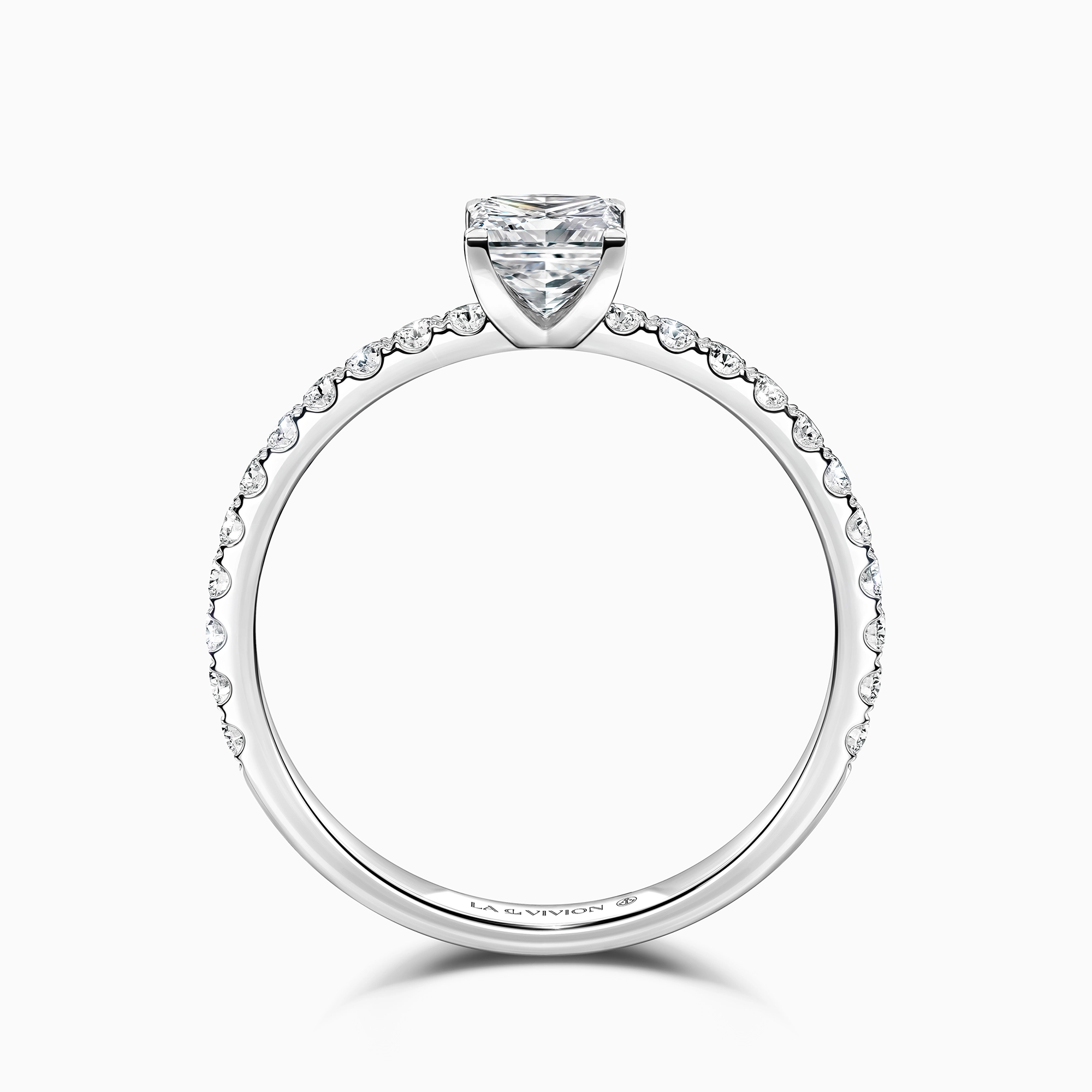 Помолвочное кольцо с бриллиантом «Miracle», артикул LR0096PR01