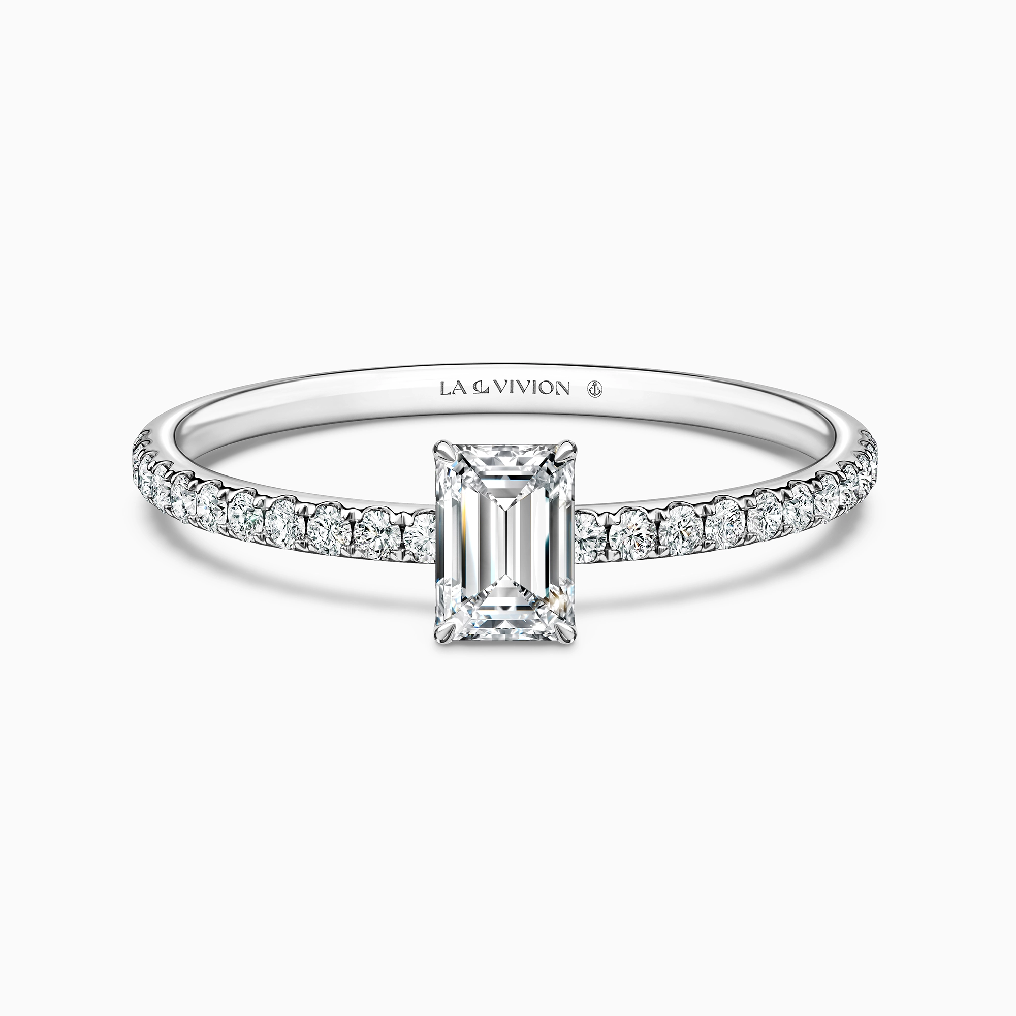 Помолвочное кольцо с бриллиантом «Admiration», артикул LR0111EM01