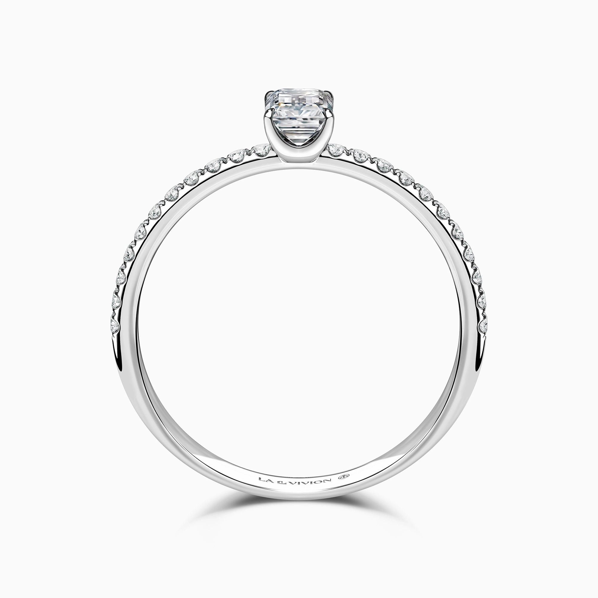 Помолвочное кольцо с бриллиантом «Admiration», артикул LR0111EM01
