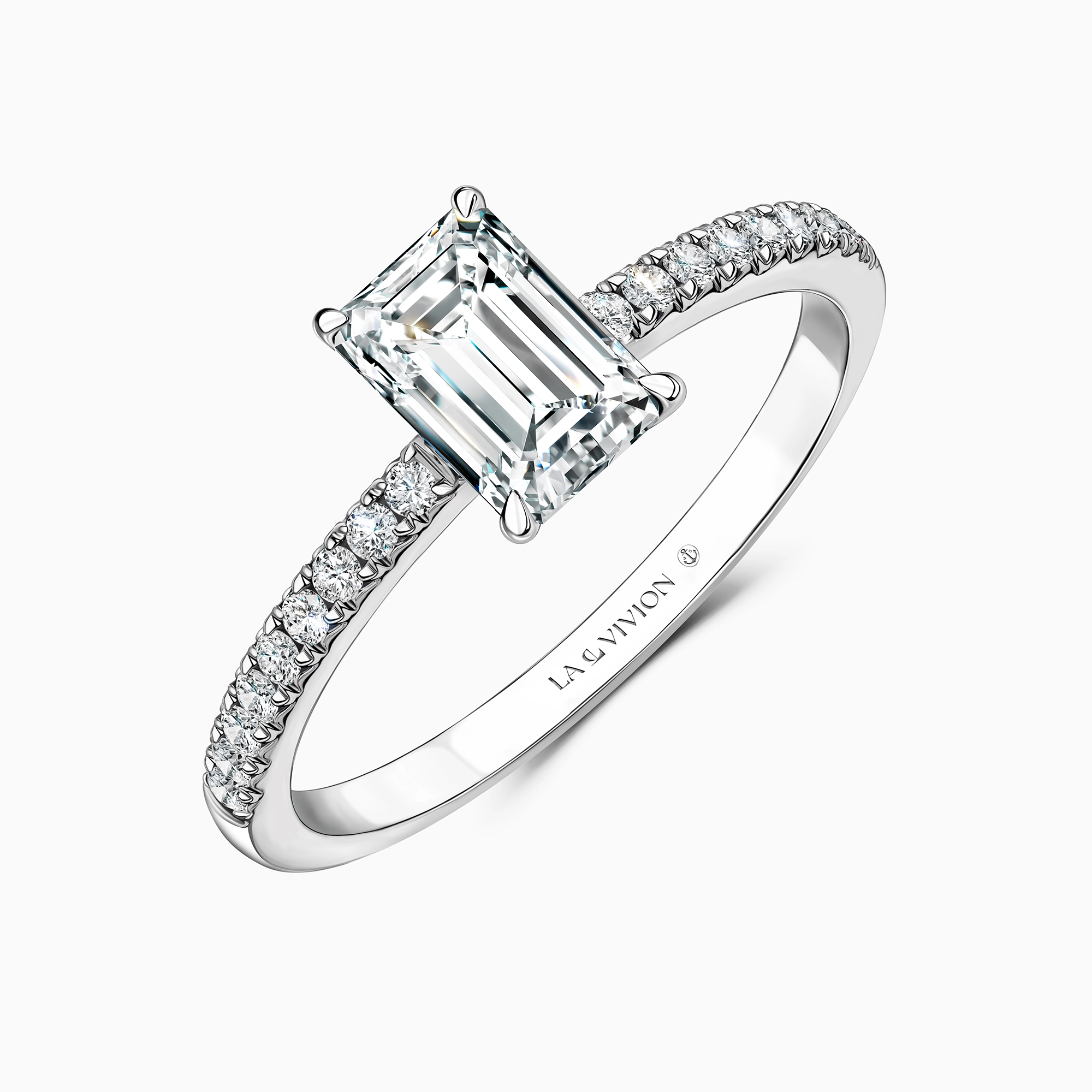 Помолвочное кольцо с бриллиантом «Serénite», артикул LR0220EM01