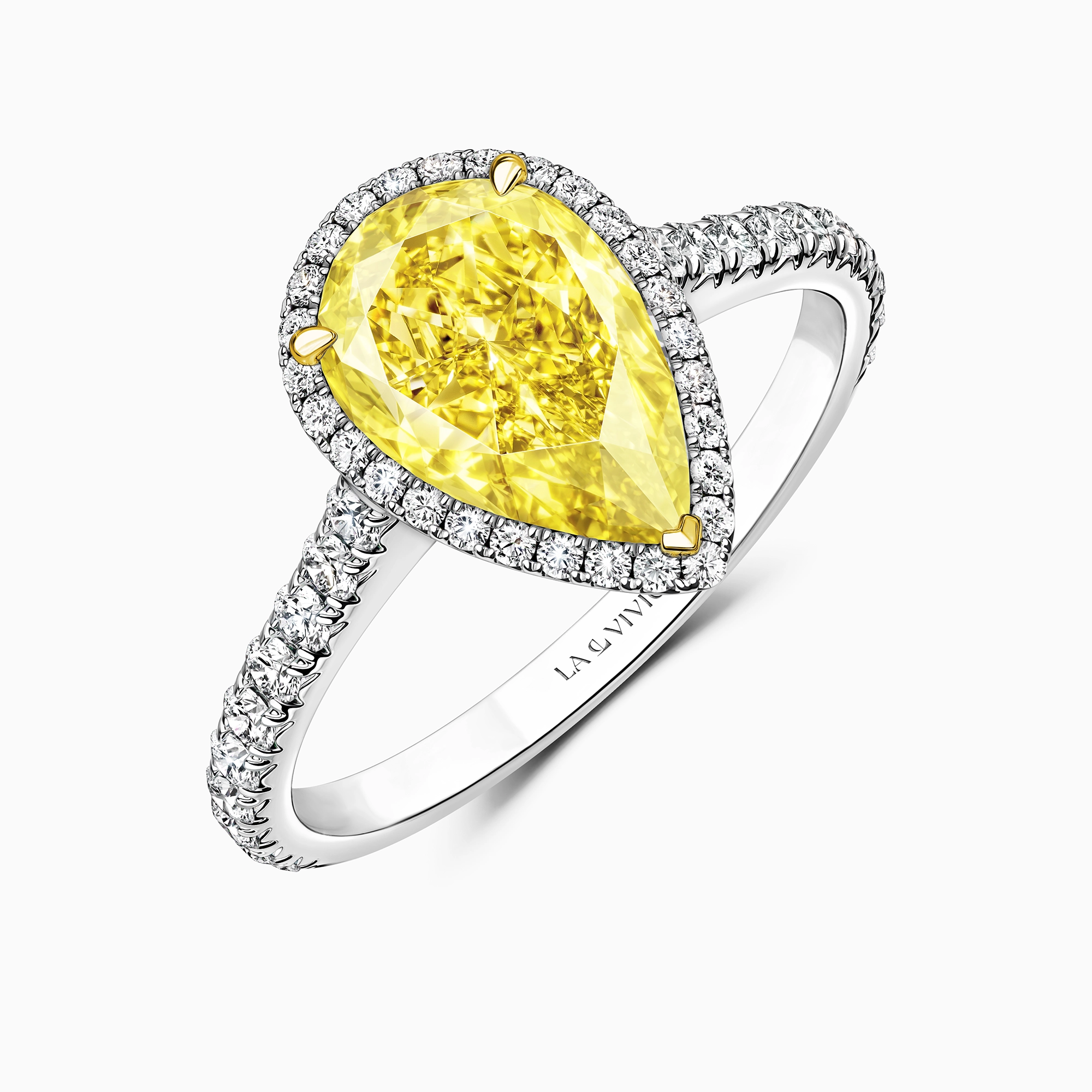 Кольцо с желтым бриллиантом «Goutte», артикул LR3043PS02