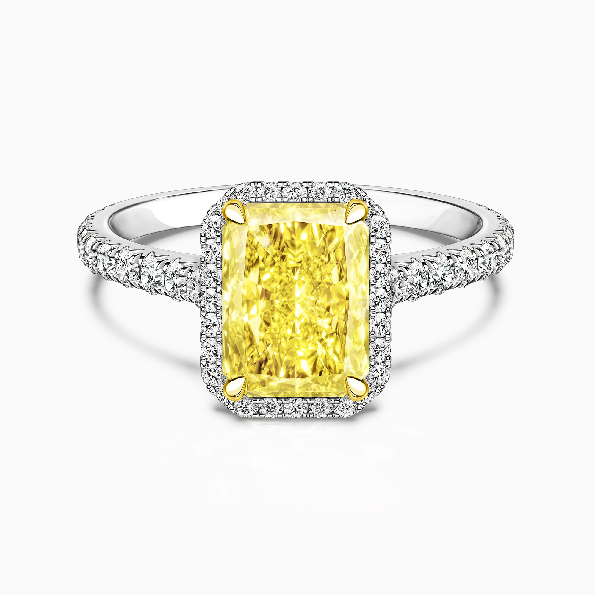 Кольцо с желтым бриллиантом Caprice, артикул LR3043RAD02