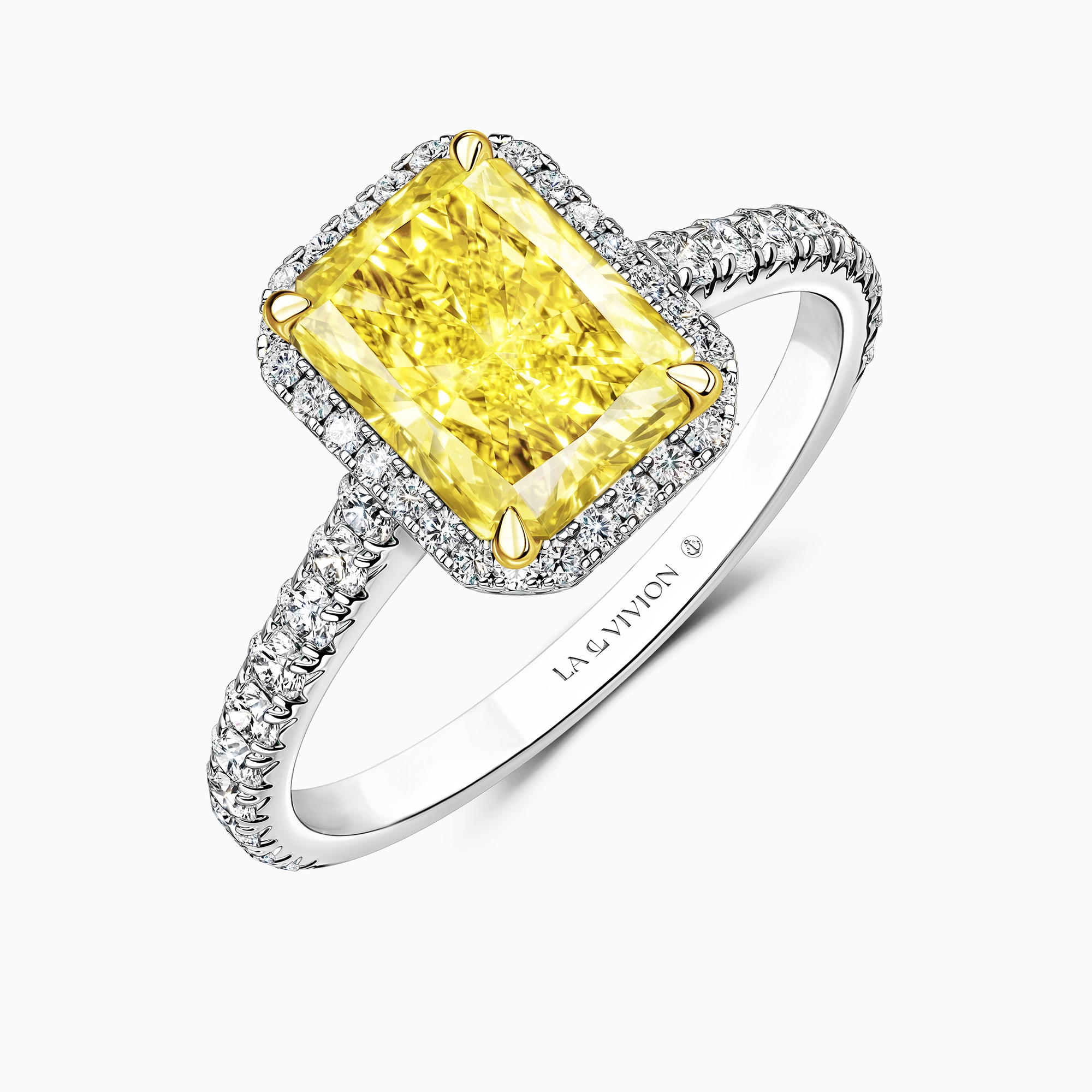 Кольцо с желтым бриллиантом Caprice, артикул LR3043RAD02