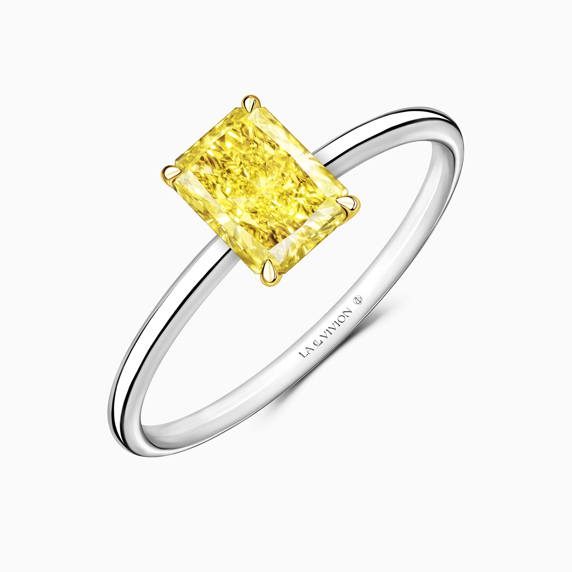 Кольцо с желтым бриллиантом «Solstice», артикул LR5619RAD02