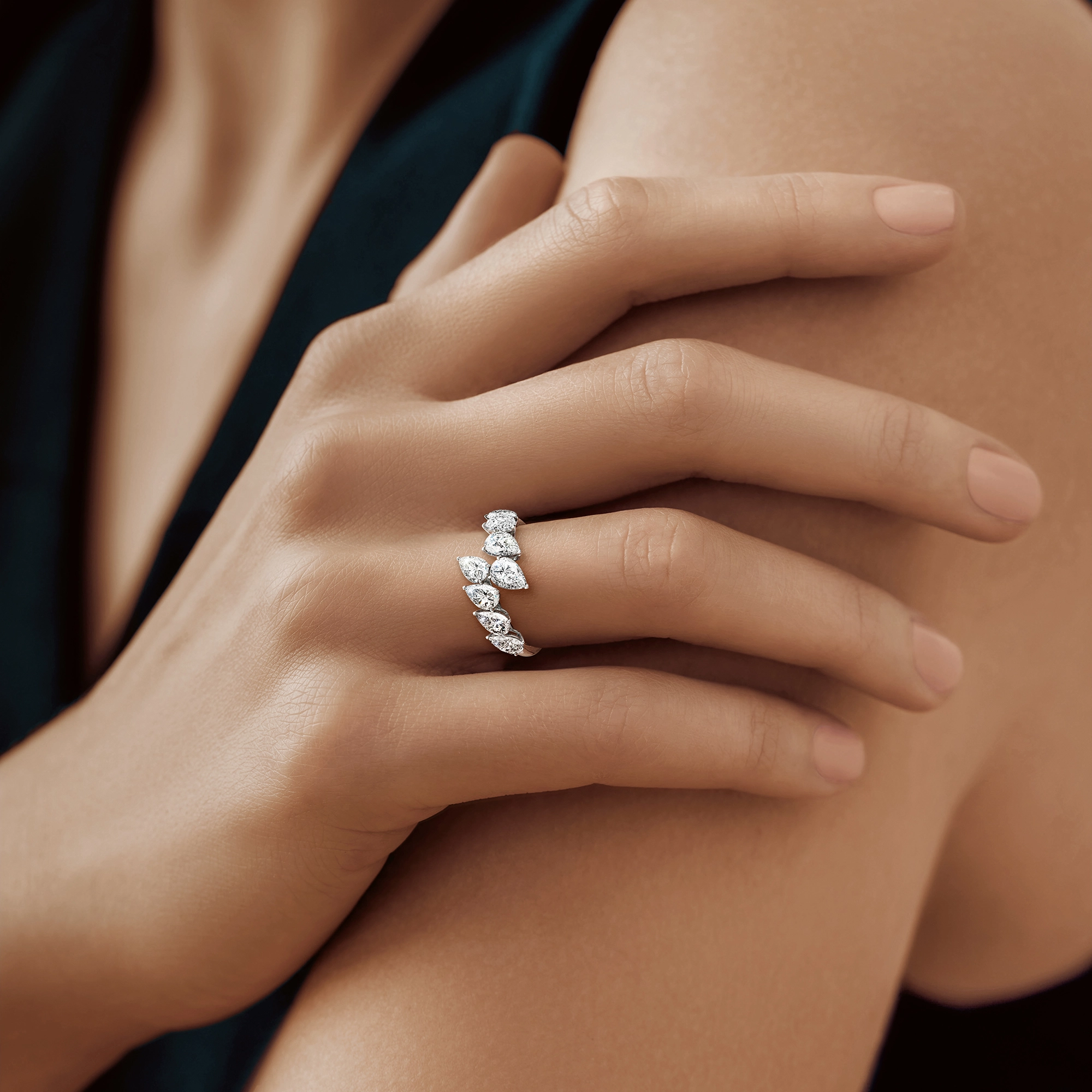 Кольцо с бриллиантом «Frisette», артикул LR70008