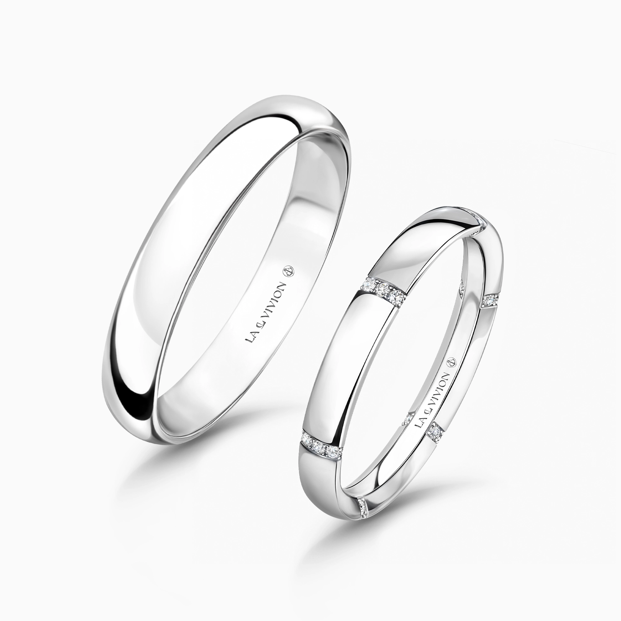 Обручальное кольцо женское классическое «Satellite», артикул LVR866WD