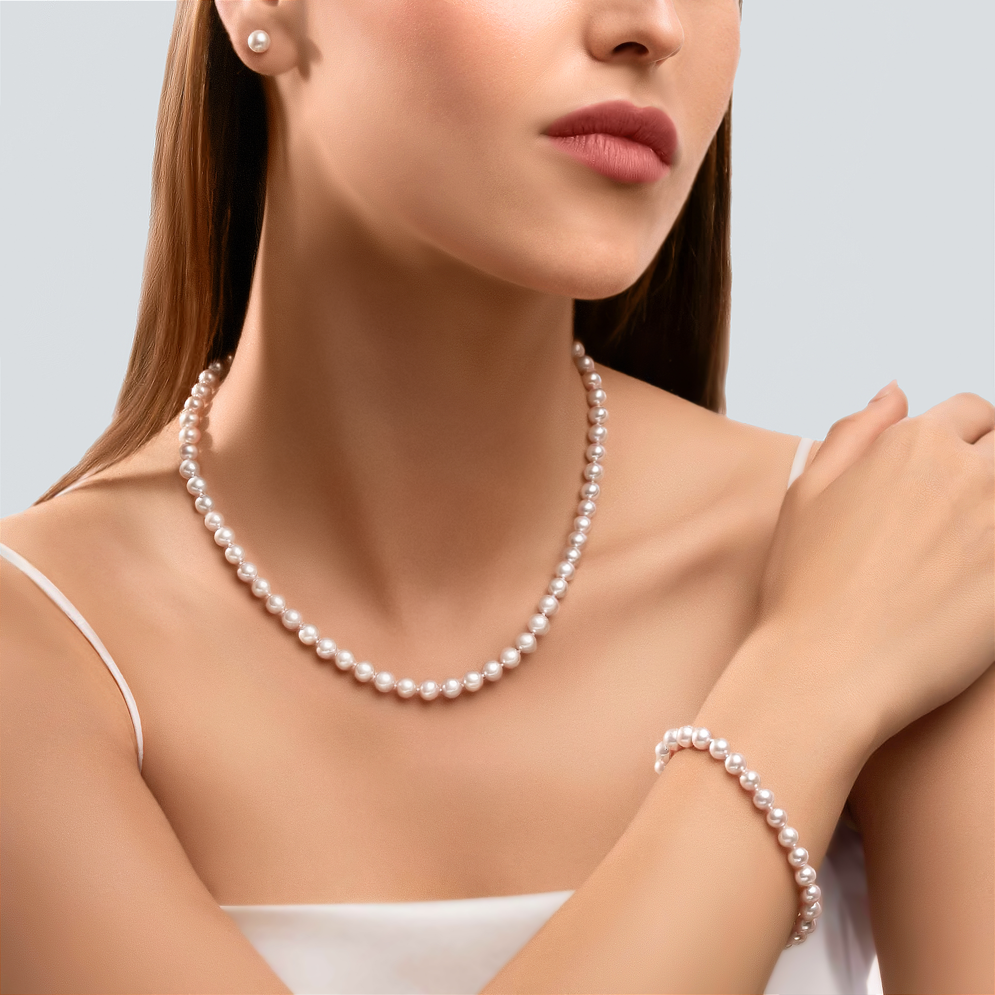 Комплект с жемчугом Akoya, артикул SET0070XX06