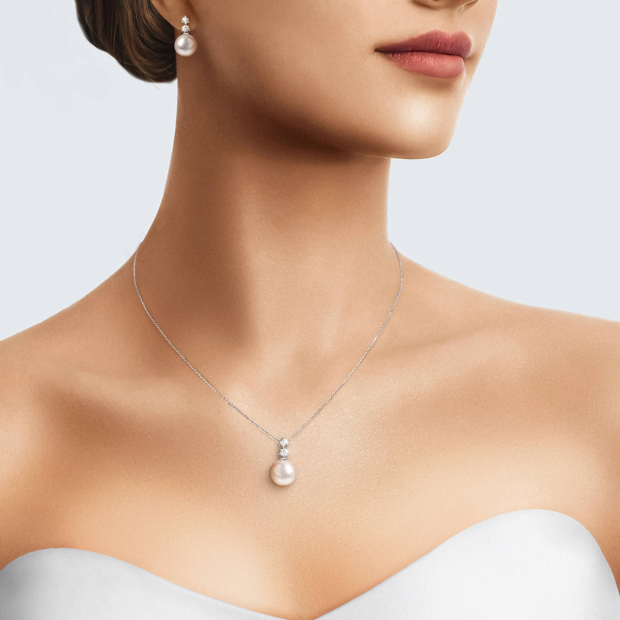 Комплект с жемчугом Akoya, артикул SET0071XX06