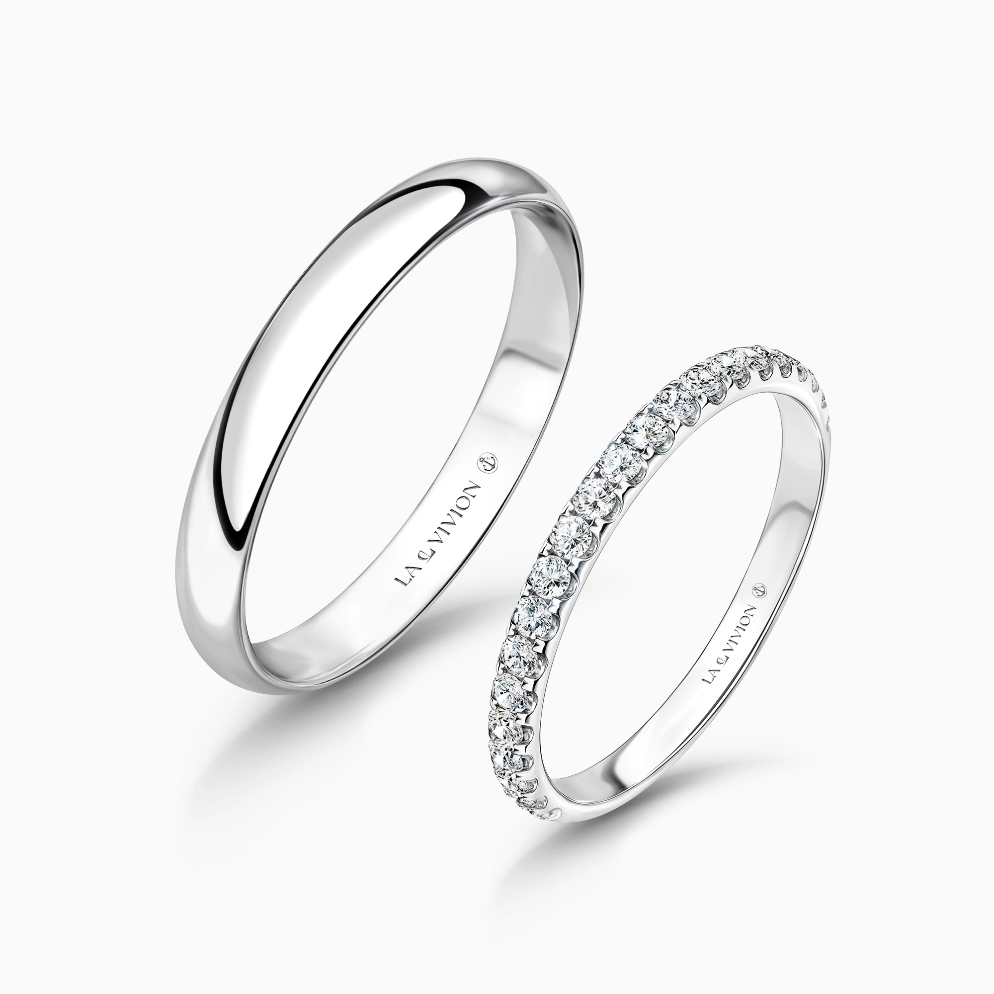 Обручальное кольцо Duo Éternité 0.40 ct (Дуэт Вечность)