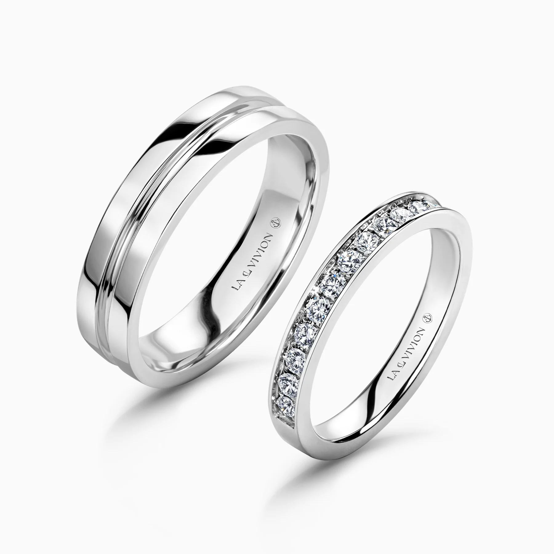 Обручальное кольцо Duo Millenium 0.38 ct (Дуэт Тысячелетие)