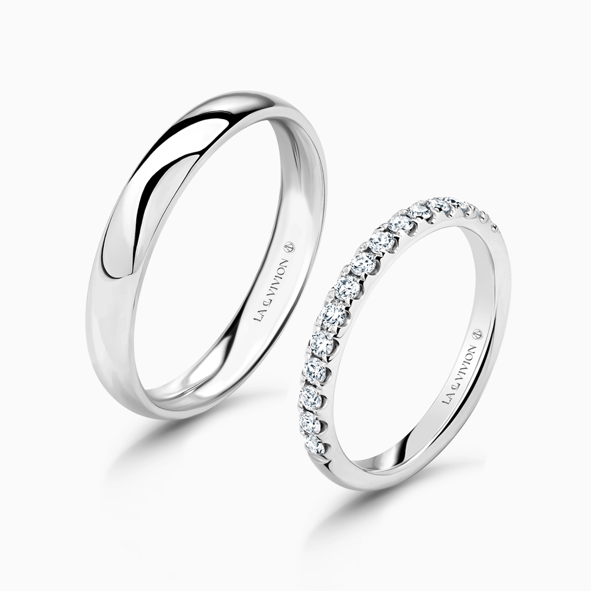 Обручальное кольцо Duo Éternité 0.24 ct (Дуэт Вечность)