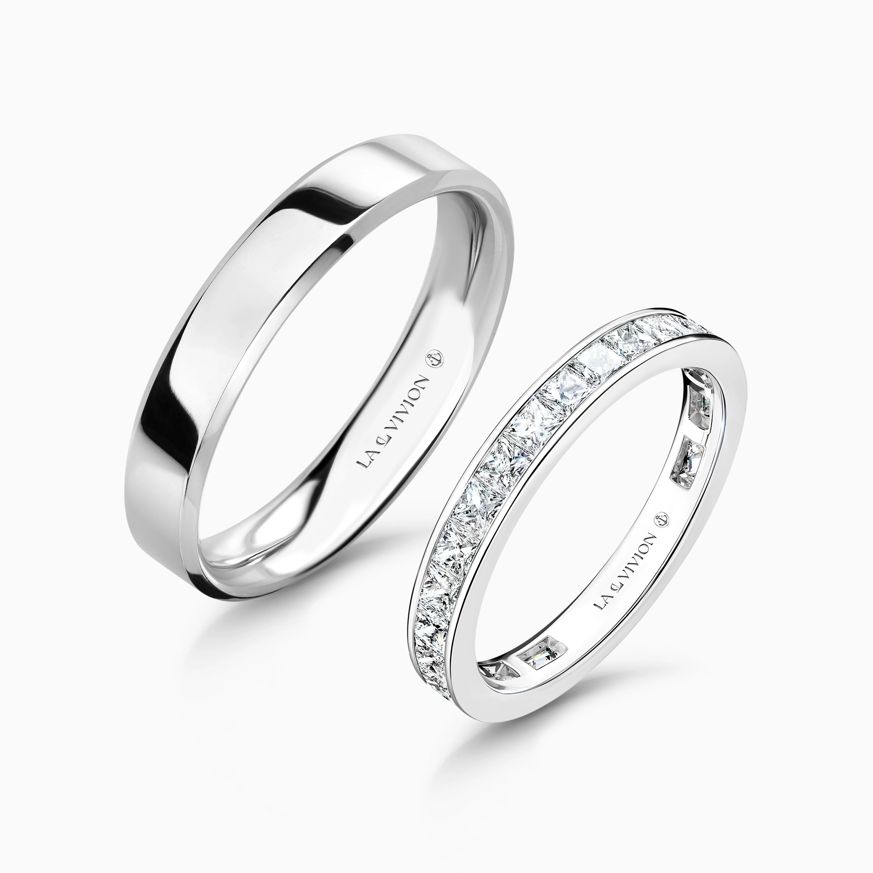 Обручальное кольцо Duo Millenium 1.50 ct (Дуэт Тысячелетие)