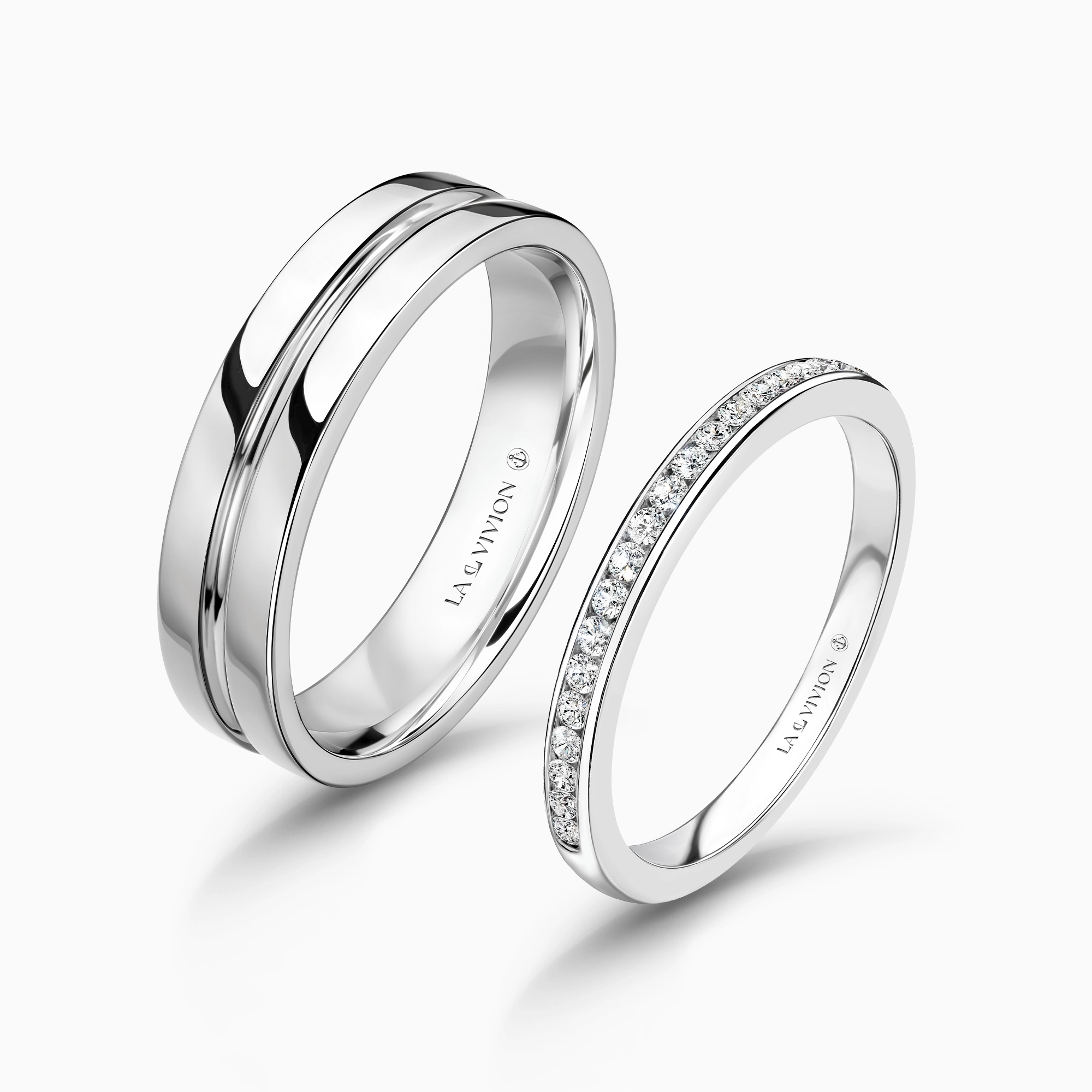 Обручальное кольцо Duo Millenium 0.26 ct (Дуэт Тысячелетие)