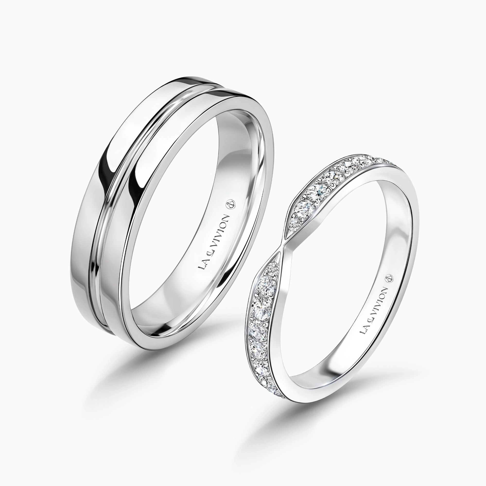 Обручальное кольцо Duo Le Baiser (Дуэт Поцелуй)
