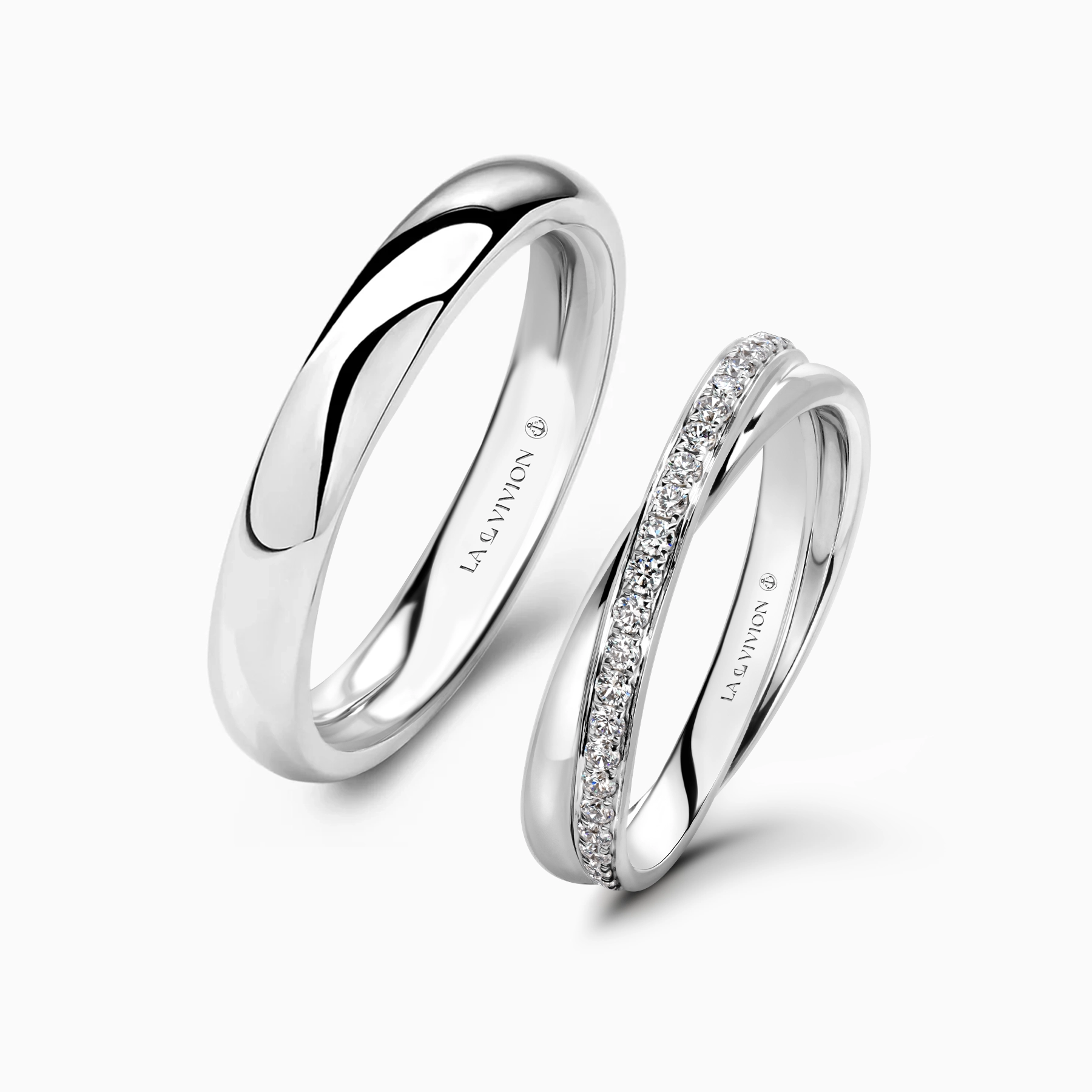 Обручальное кольцо Duo L'Accolade (Дуэт Объятие)